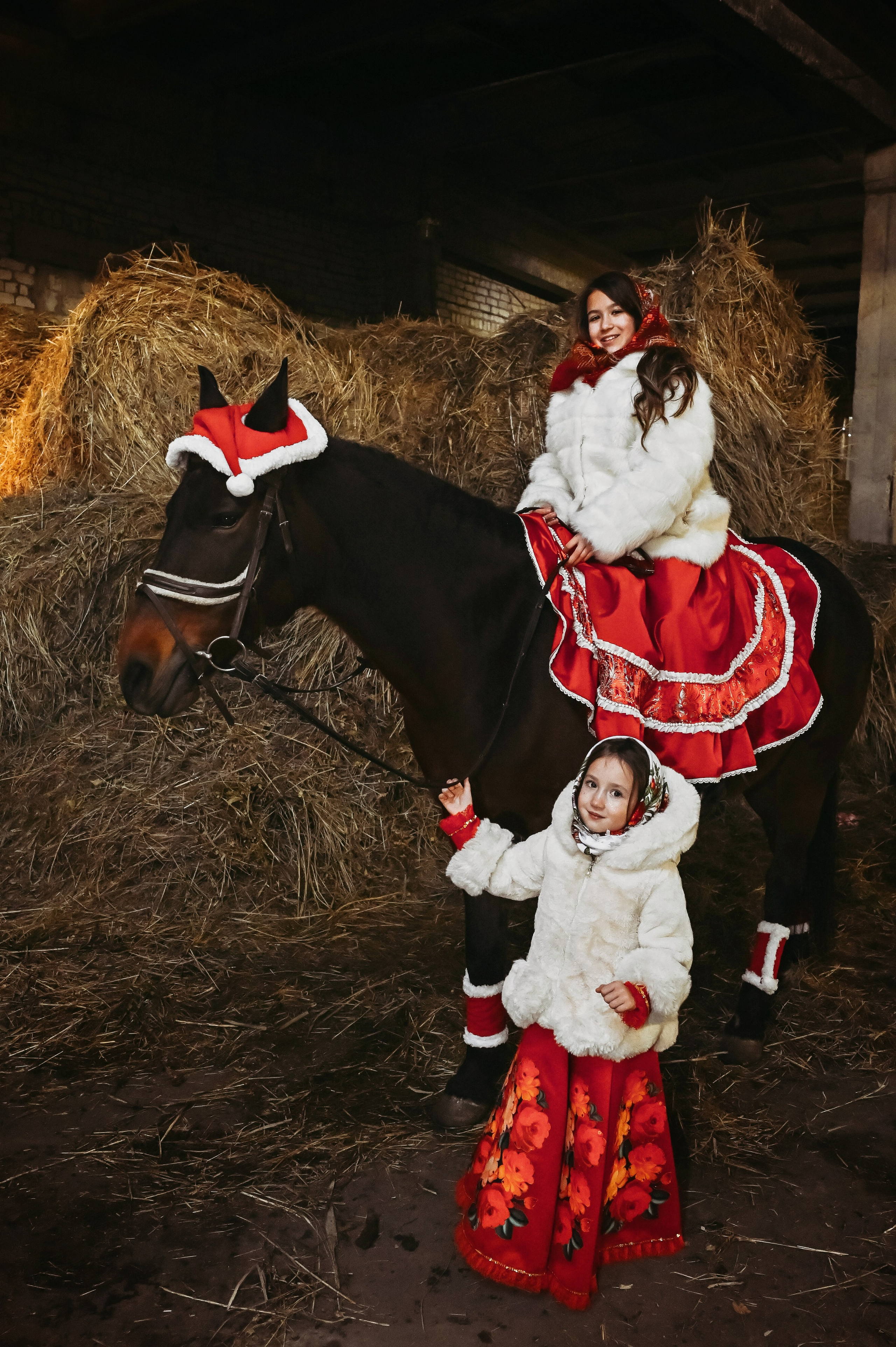 Новогодняя с лошадкой. Детский и семейный фотограф выпускной альбом Приморско-Ахтарск