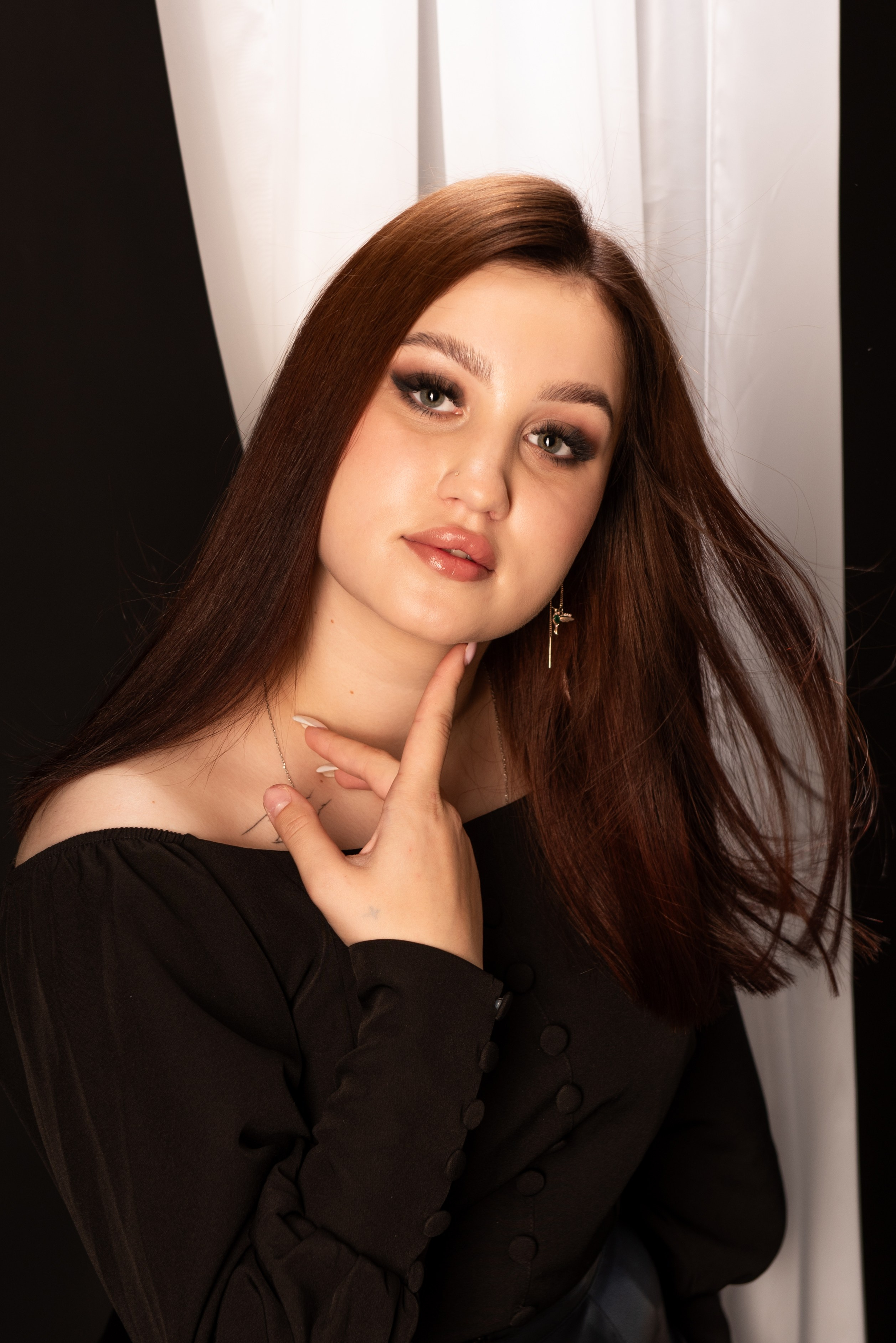 Портретная съемка в студии