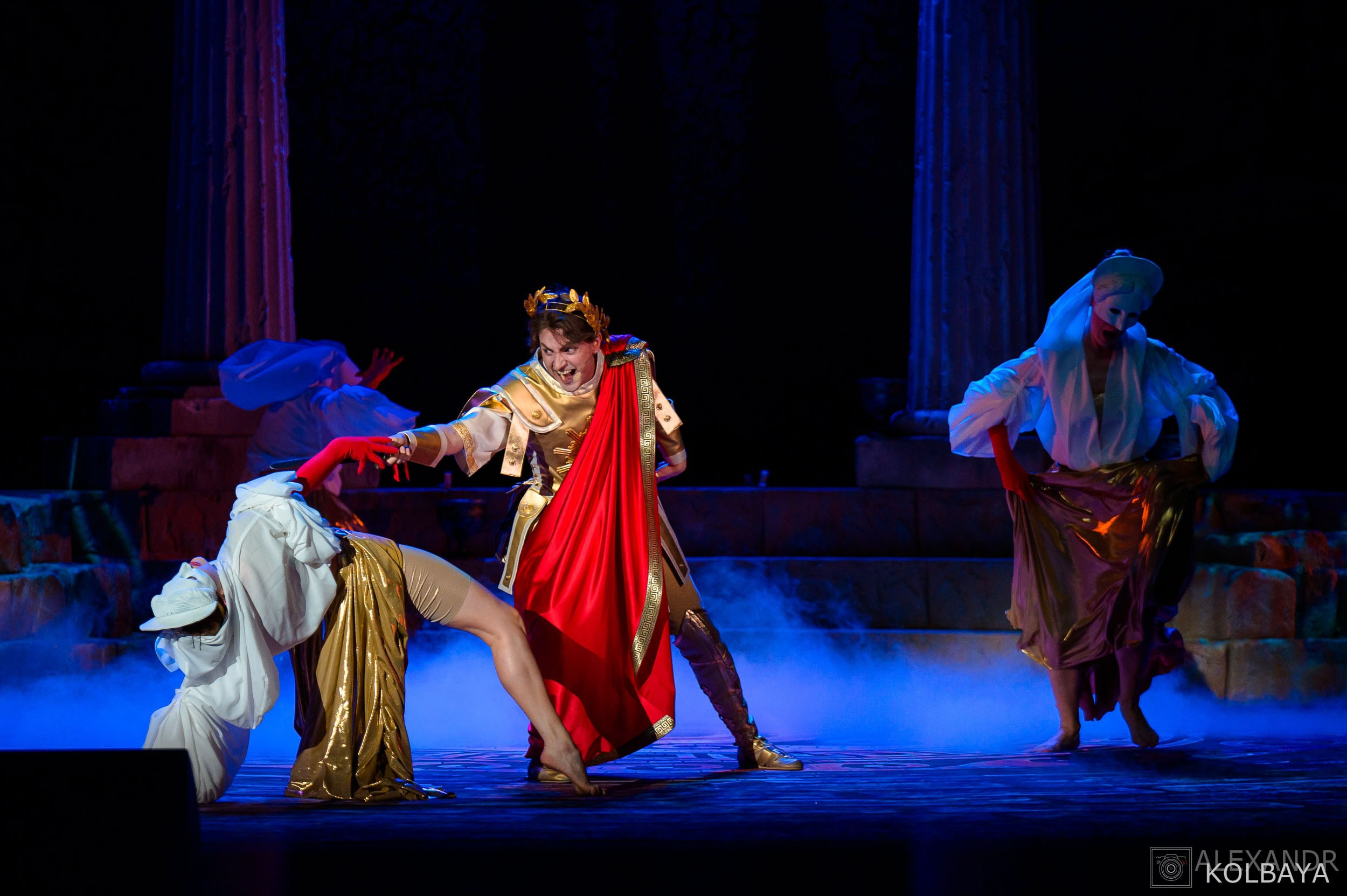 Фоторепортаж со спектакля Гладиатор в Театре Терезы Дуровой. Концертный и театральный репортажный фотограф в Москве Александр Колбая