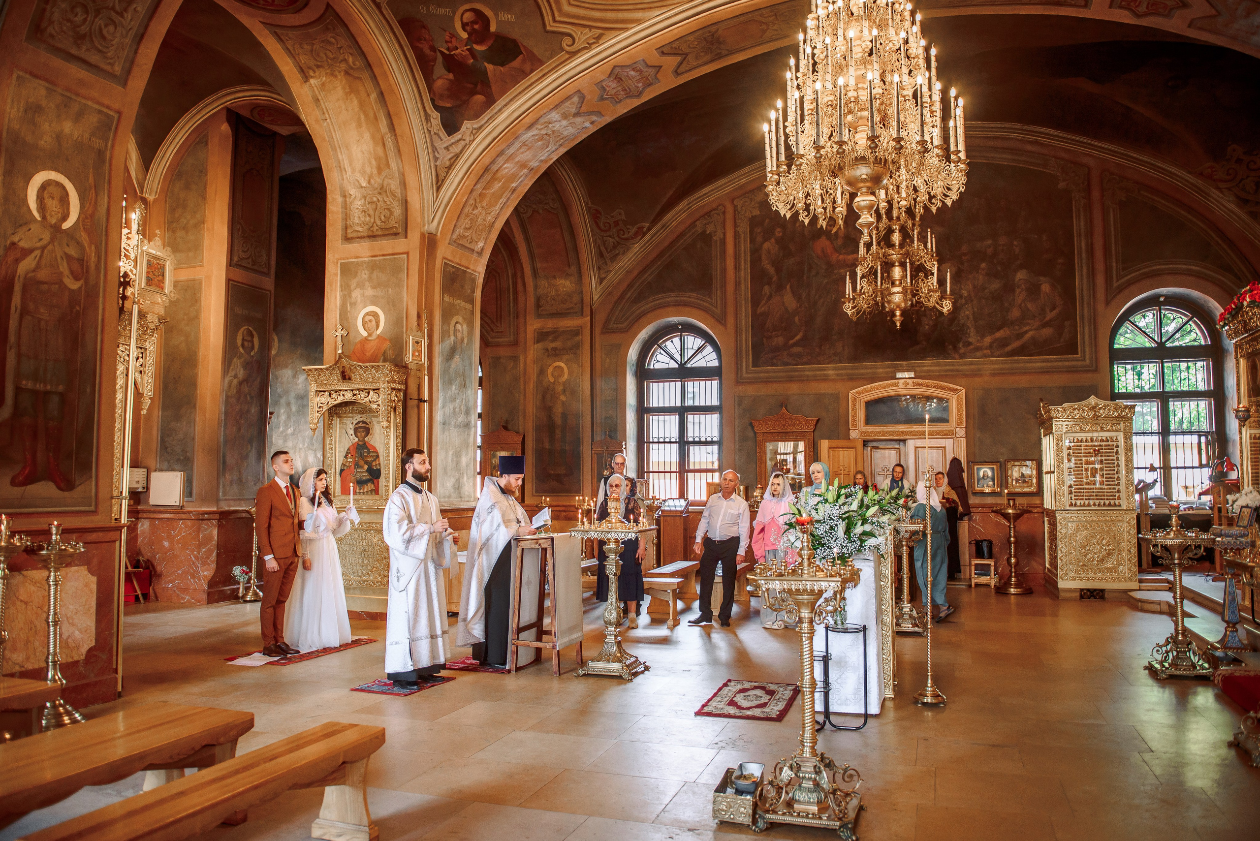 Венчание в Храме Бориса и Глеба в Дегунино. Свадебный и семейный фотограф в Москве Юлия Винник