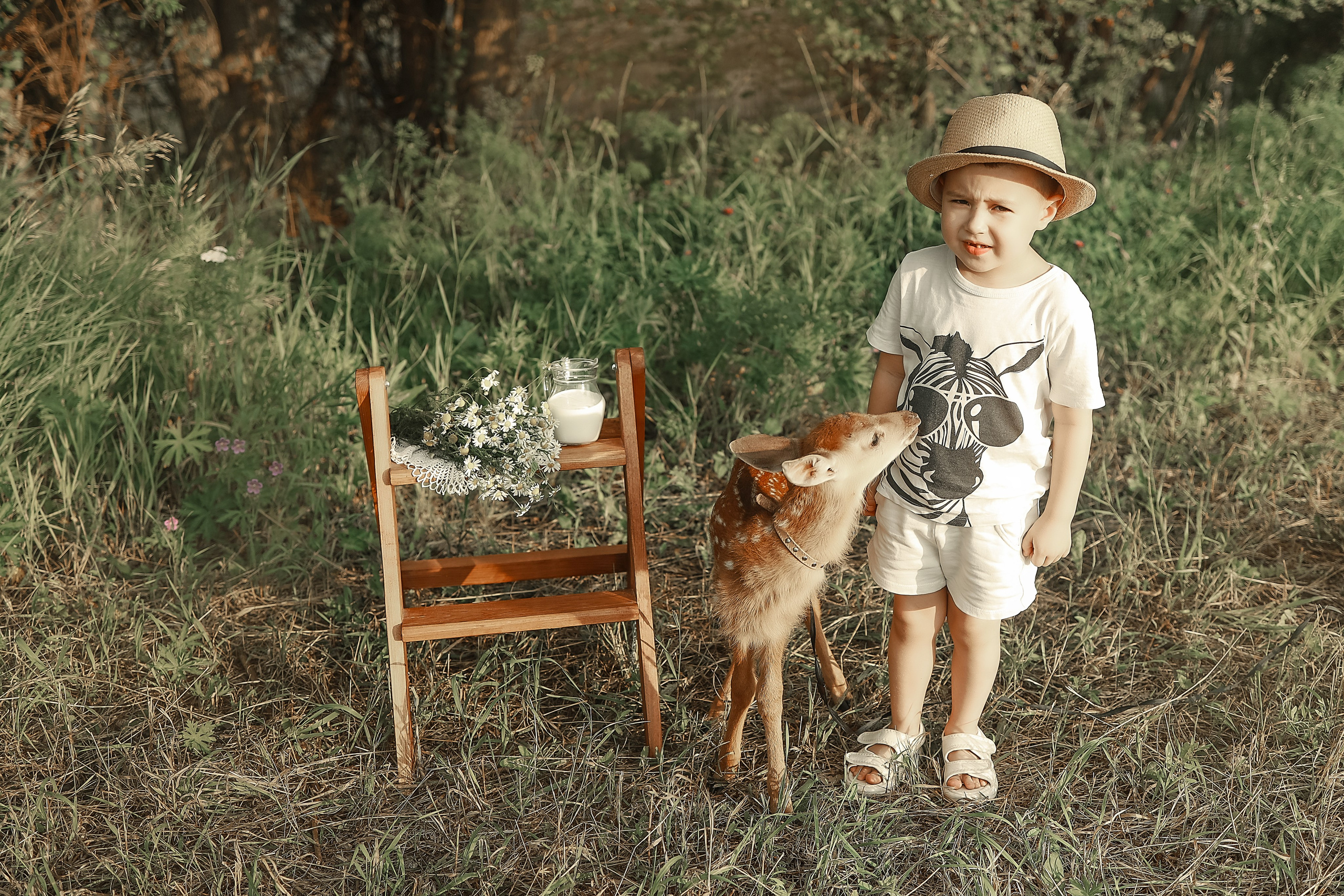 Фотосессия с олененком Бэмби. Иванова Ирина Свадебный и семейный фотограф г. Уфа