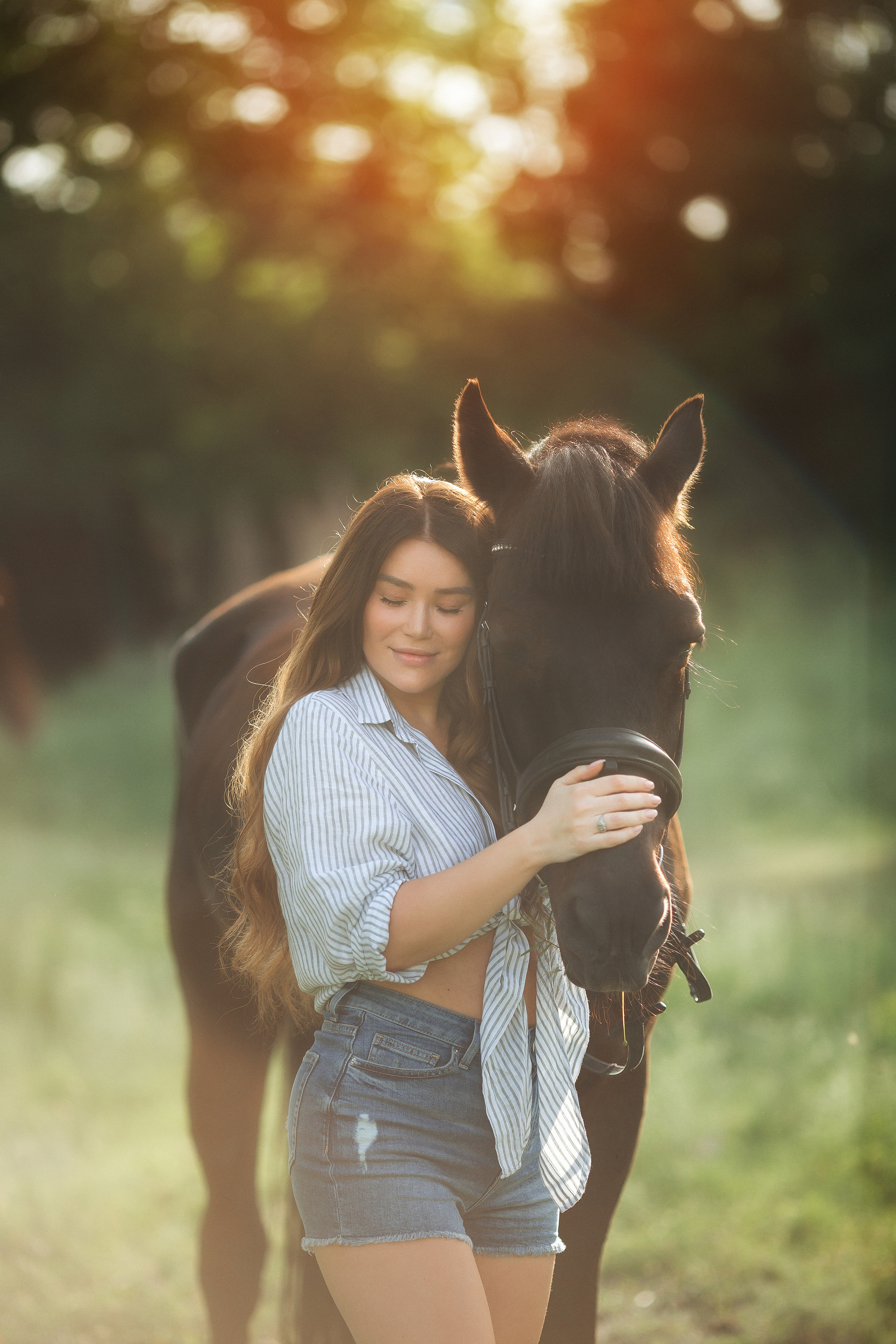 Индивидуальная портретная фотосессия с лошадью. Свадебный и семейный фотограф  Новочеркасск Виктория Литвиненко