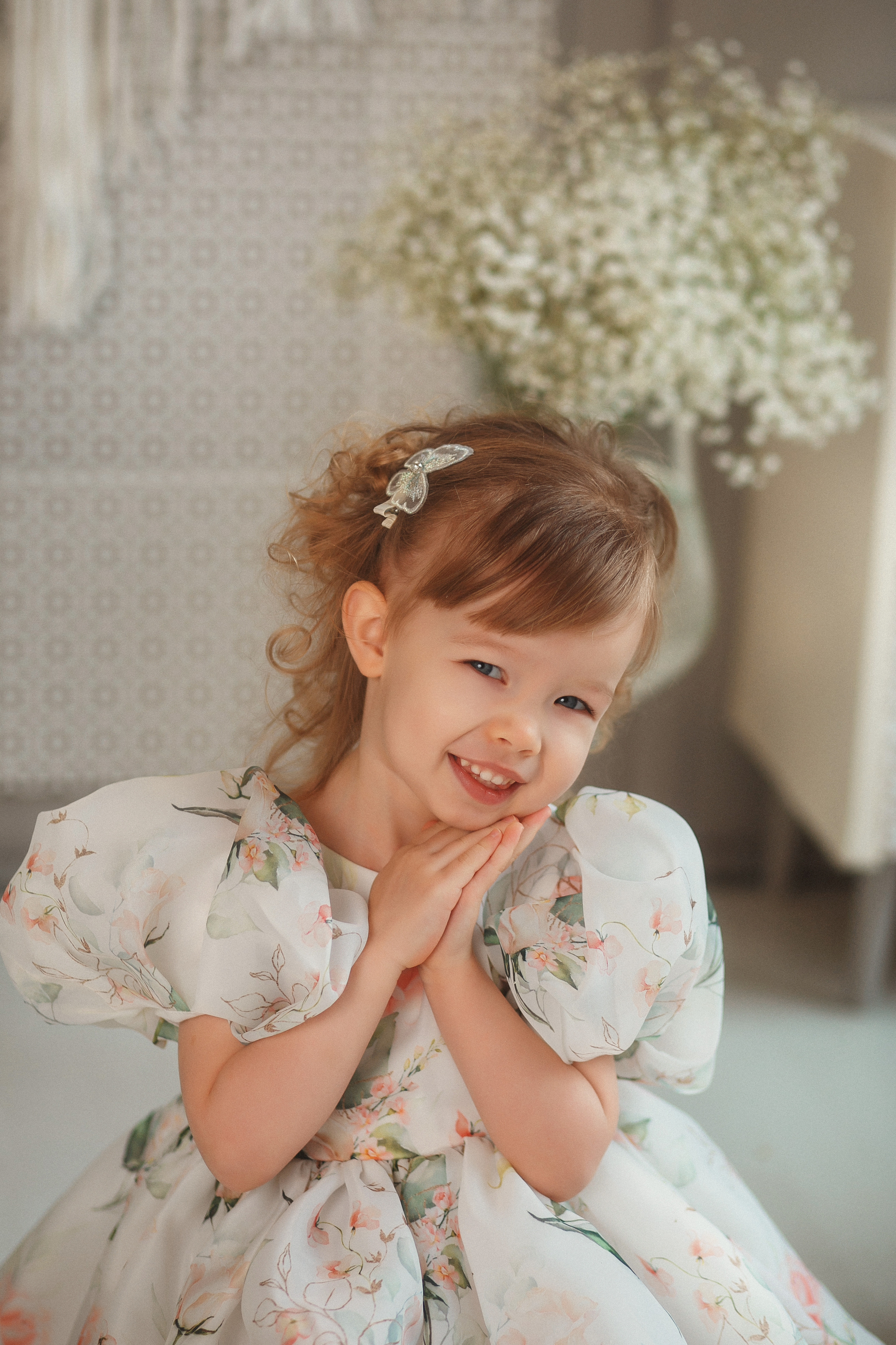 Фотосессия с гипсофилой. Катя. Свадебный и семейный фотограф  Новочеркасск Виктория Литвиненко