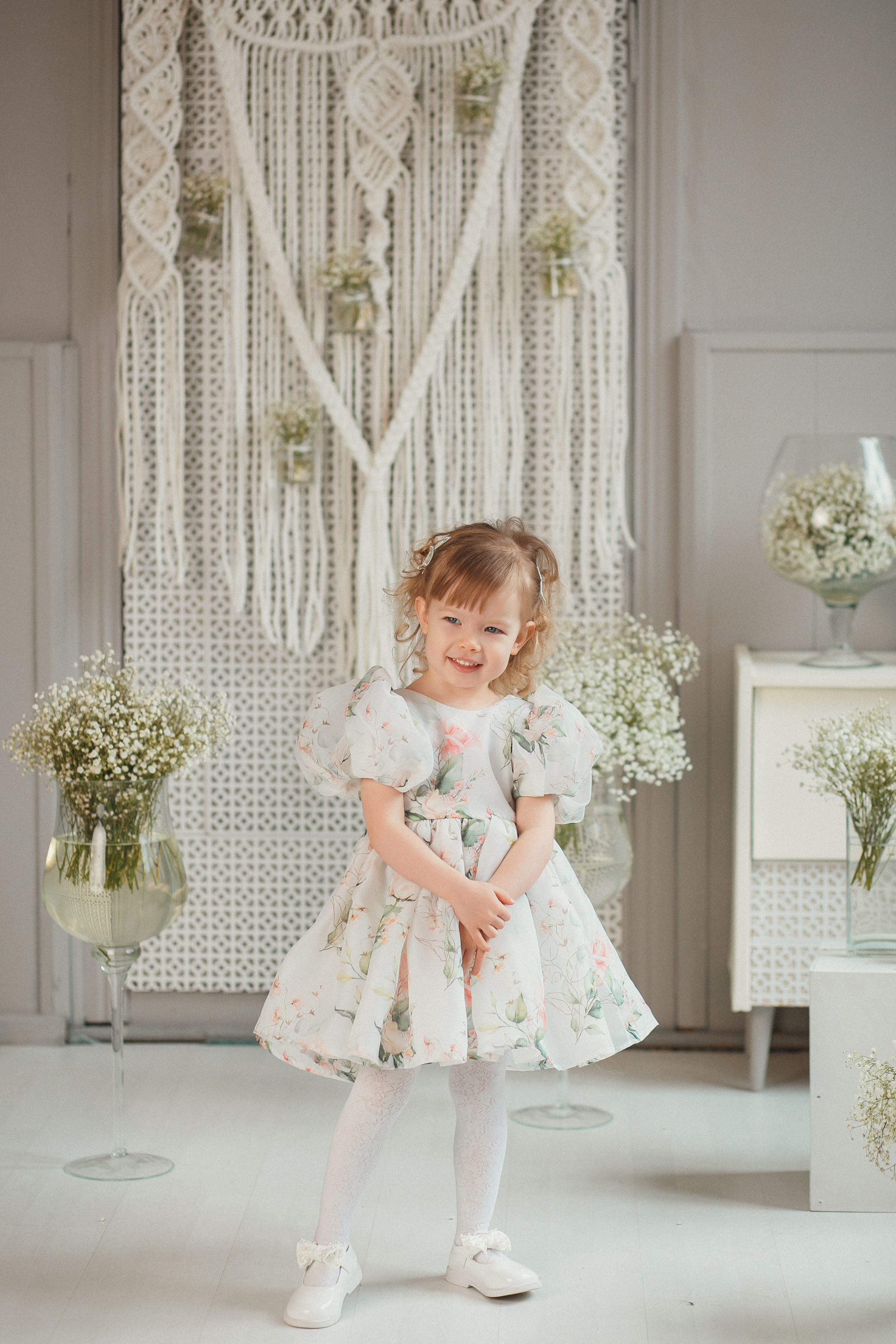 Фотосессия с гипсофилой. Катя. Свадебный и семейный фотограф  Новочеркасск Виктория Литвиненко