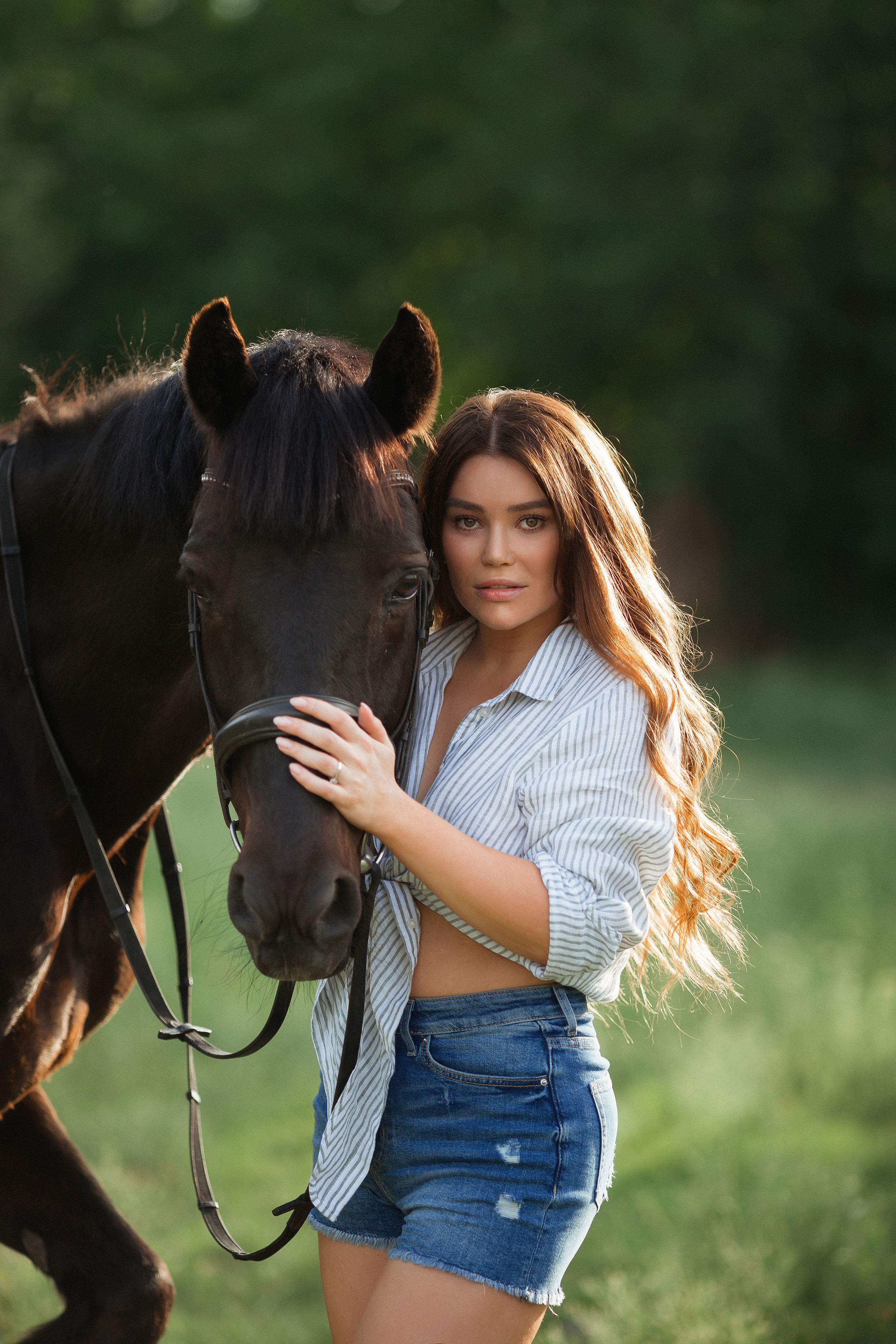 Индивидуальная портретная фотосессия с лошадью. Свадебный и семейный фотограф  Новочеркасск Виктория Литвиненко
