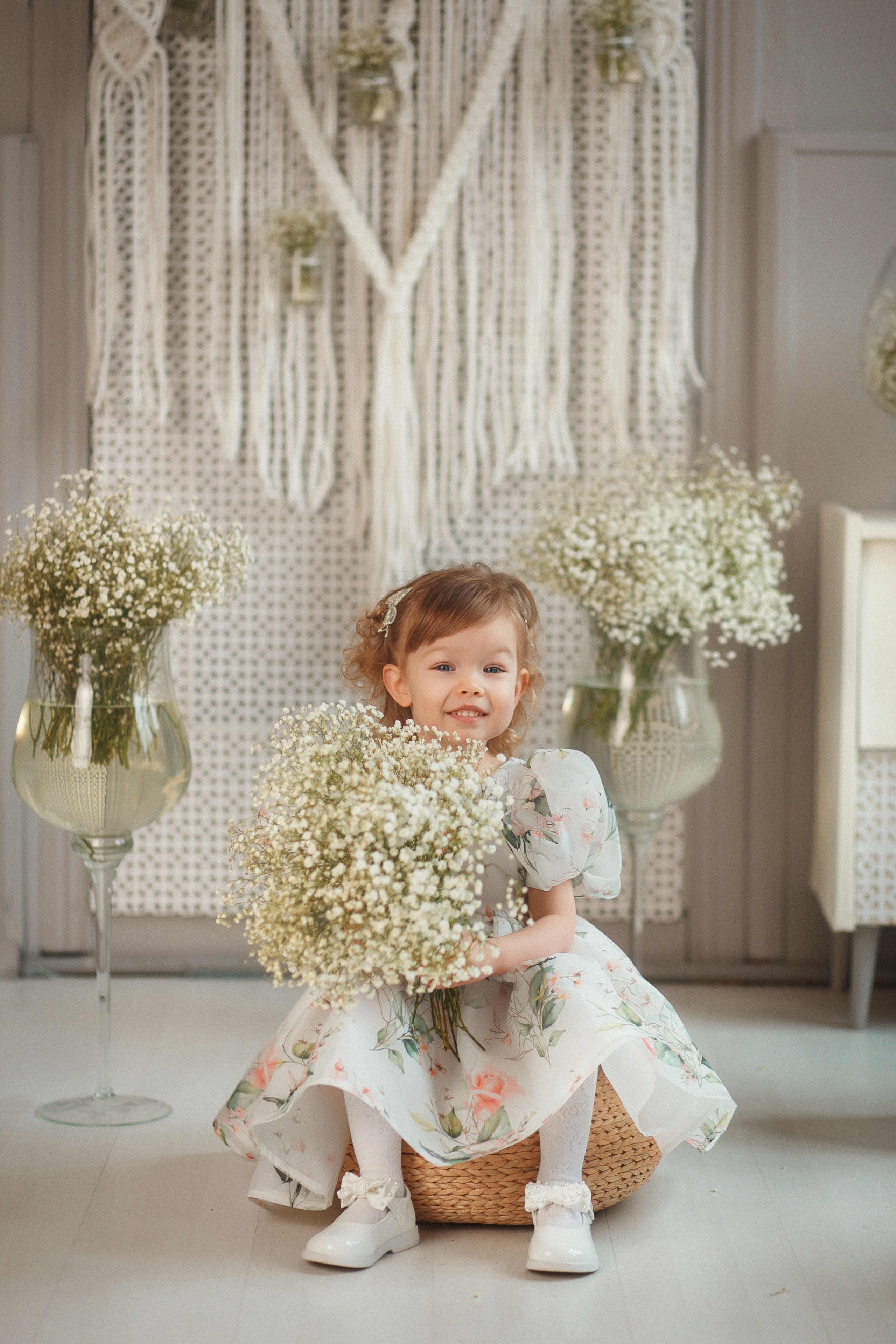 Фотосессия с гипсофилой. Катя. Свадебный и семейный фотограф  Новочеркасск Виктория Литвиненко