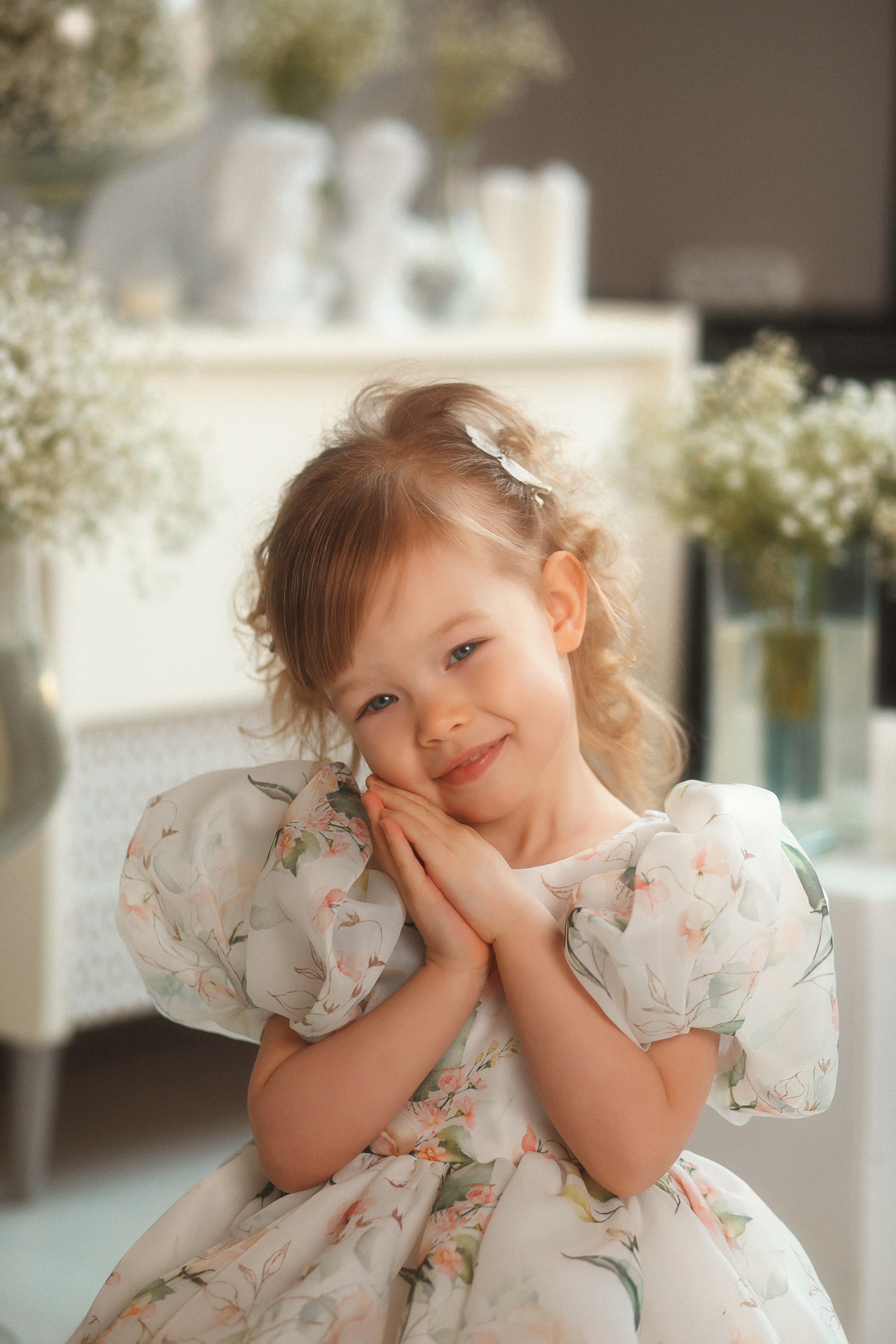 Фотосессия с гипсофилой. Катя. Свадебный и семейный фотограф  Новочеркасск Виктория Литвиненко