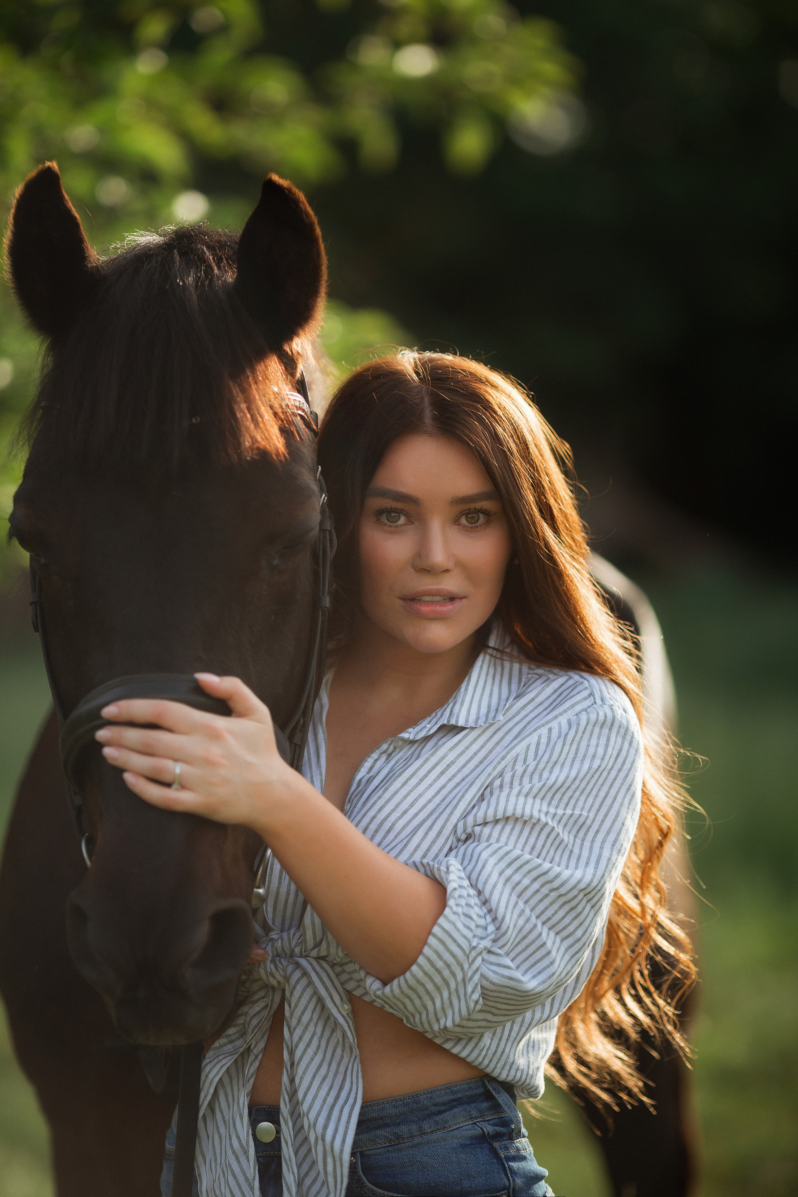 Индивидуальная портретная фотосессия с лошадью. Свадебный и семейный фотограф  Новочеркасск Виктория Литвиненко