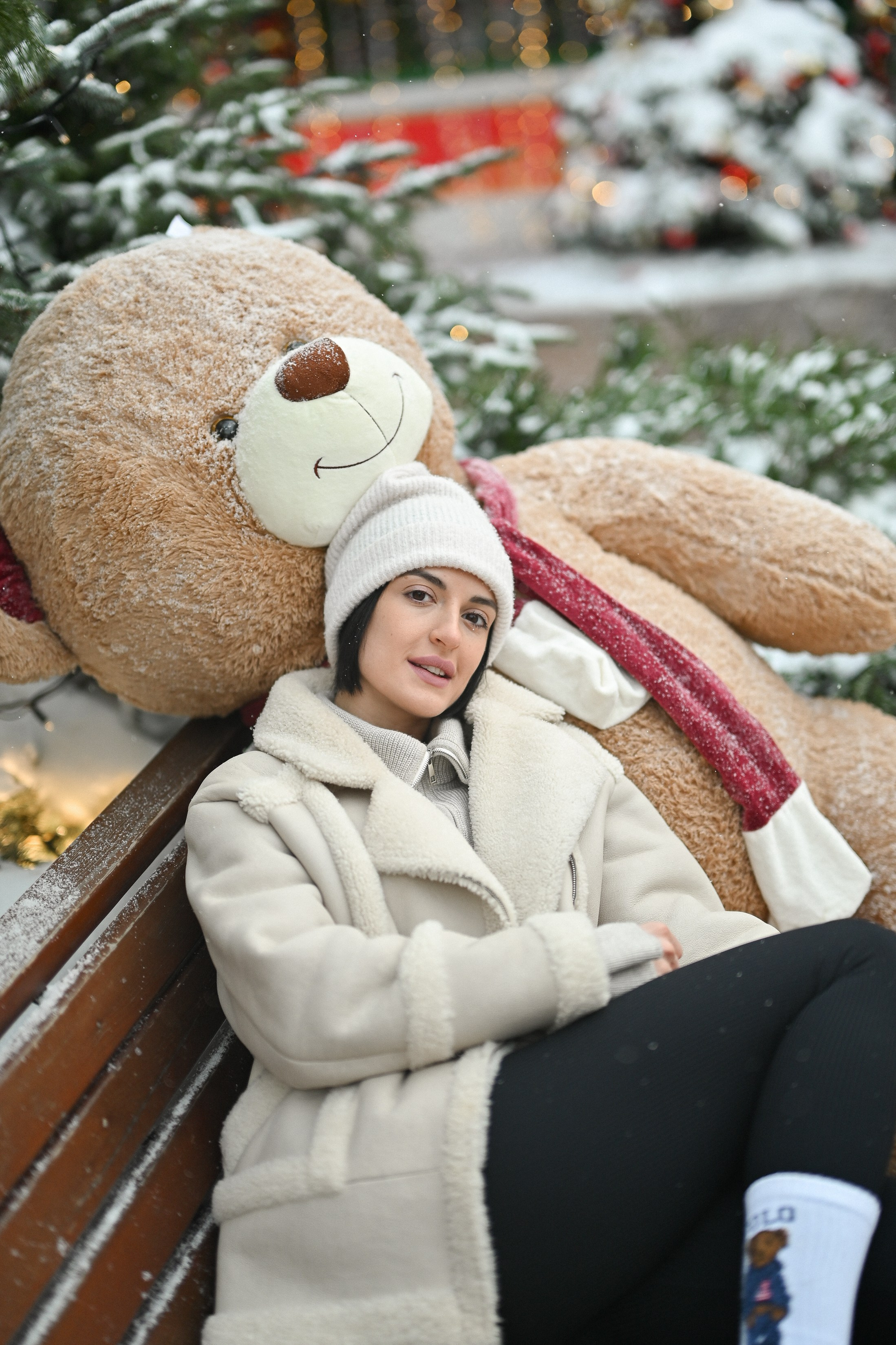 Новогодняя фотосессия на Тверской площади. Semerlina.ru