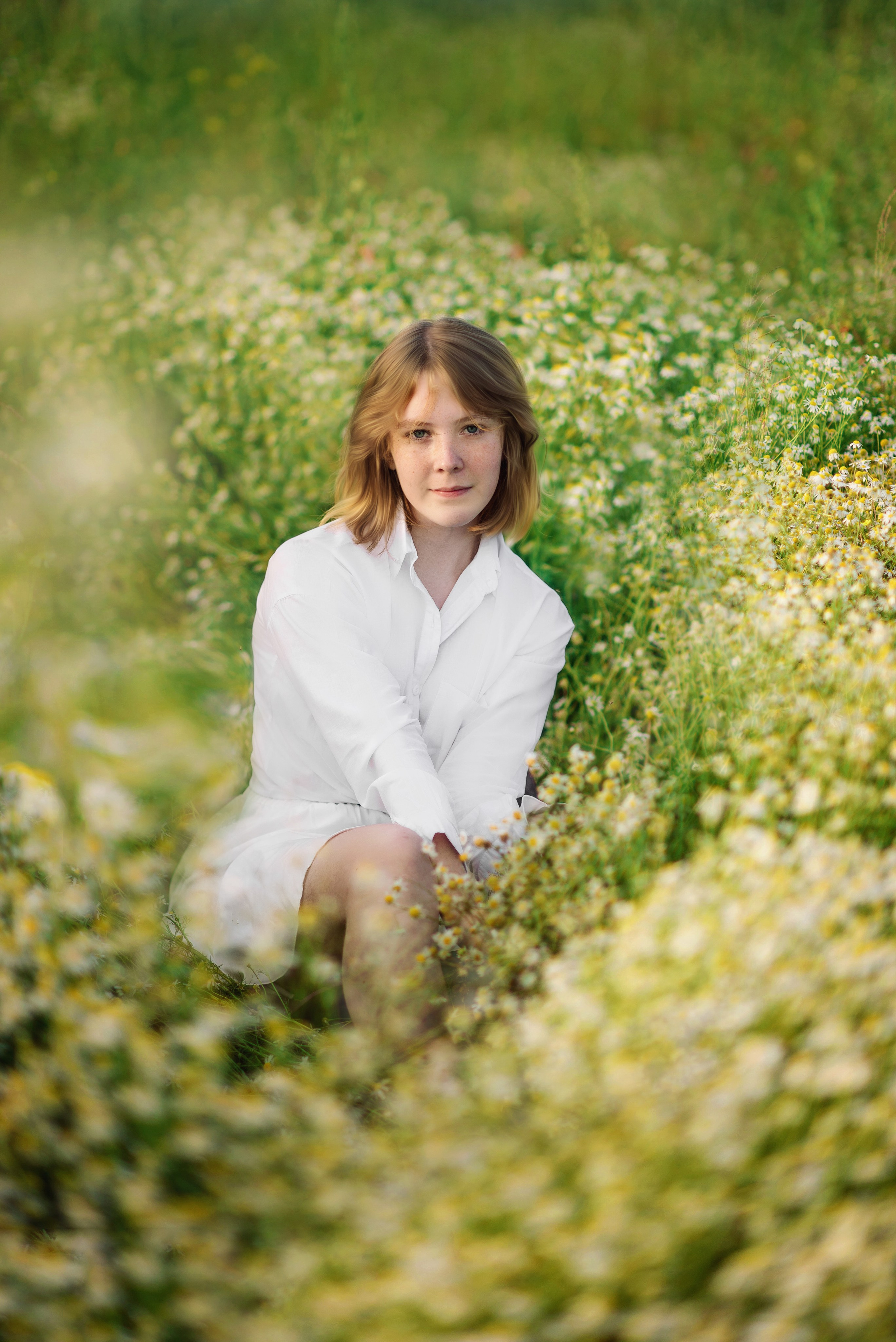 Злата.Ромашки. Школьный, фэшн фотограф в Тюмени и в России Ирина Королева