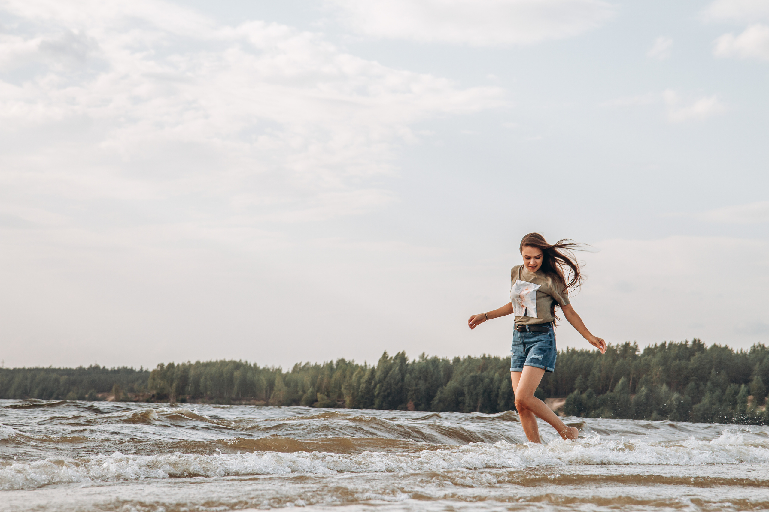 Семейная фотосъемка на Волге. Фотограф Чебоксары