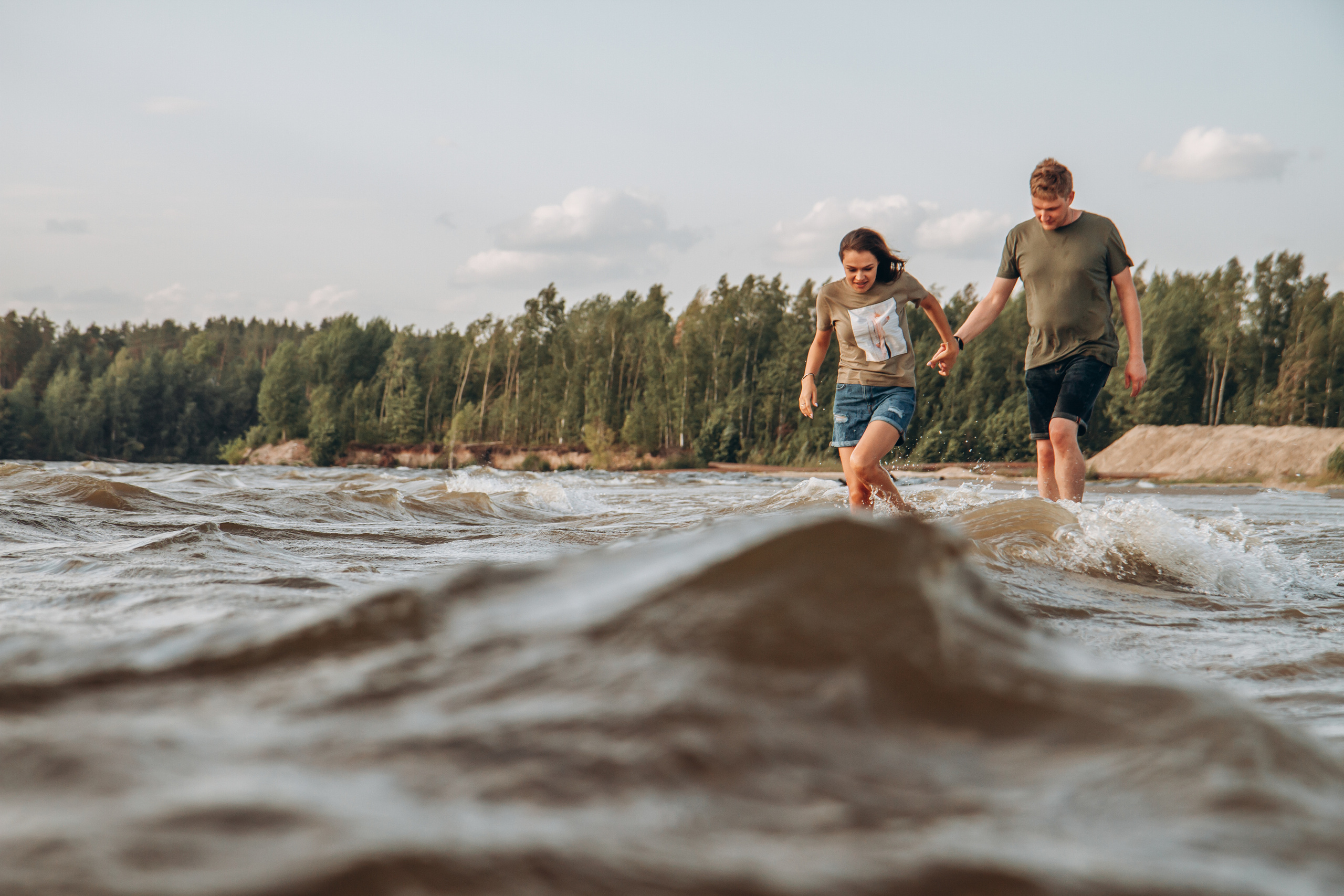 Семейная фотосъемка на Волге. Фотограф Чебоксары