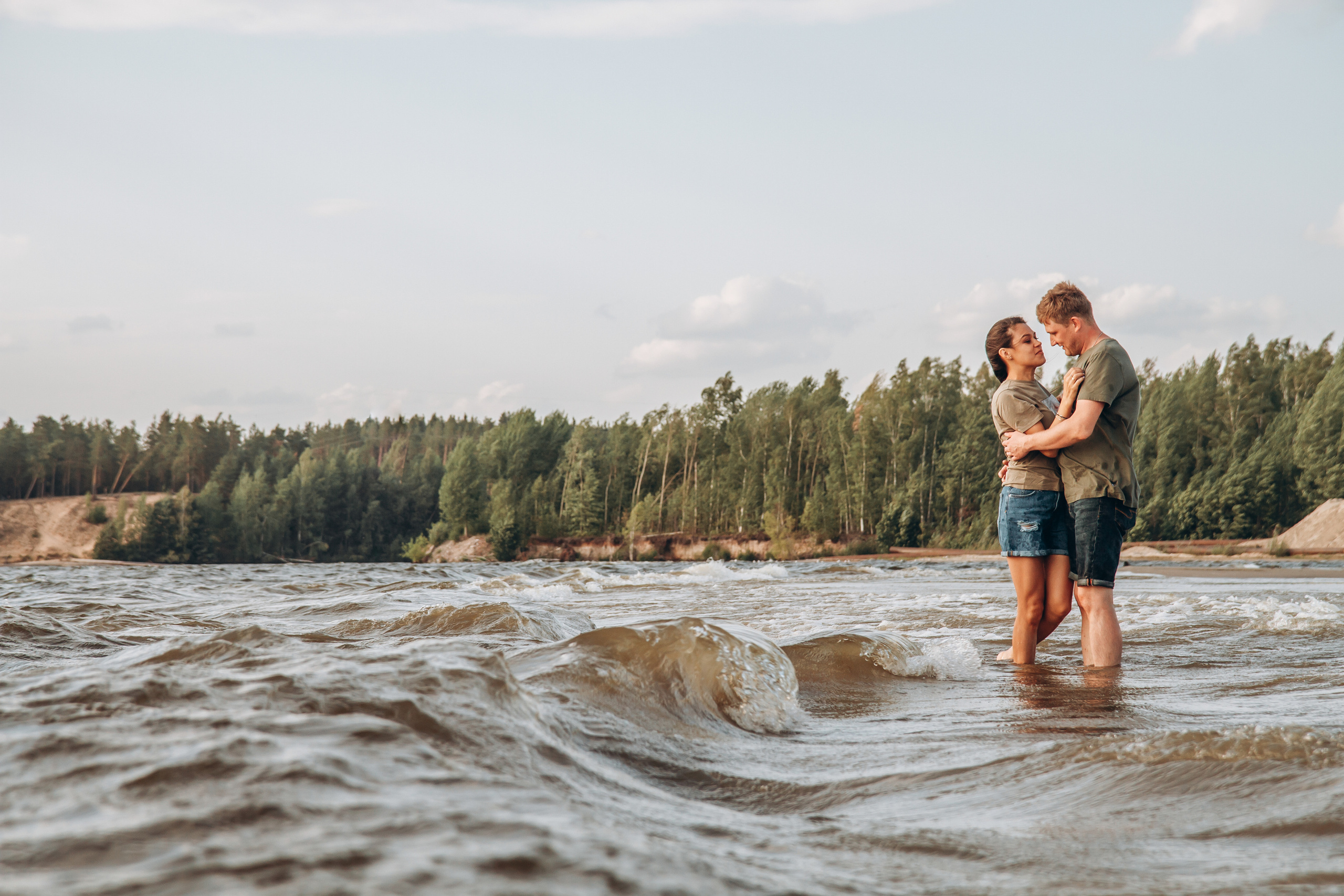 Семейная фотосъемка на Волге. Фотограф Чебоксары