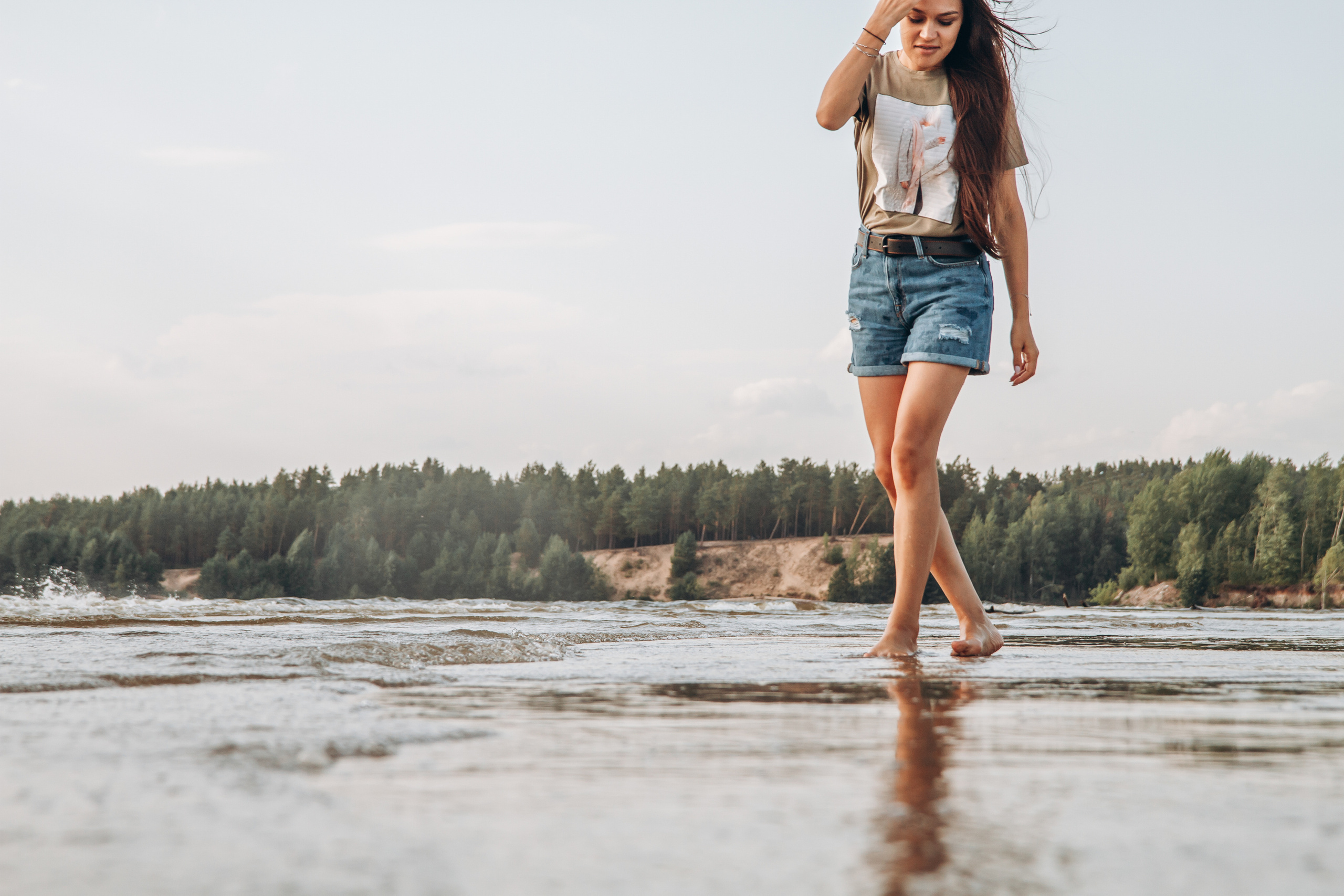 Семейная фотосъемка на Волге. Фотограф Чебоксары