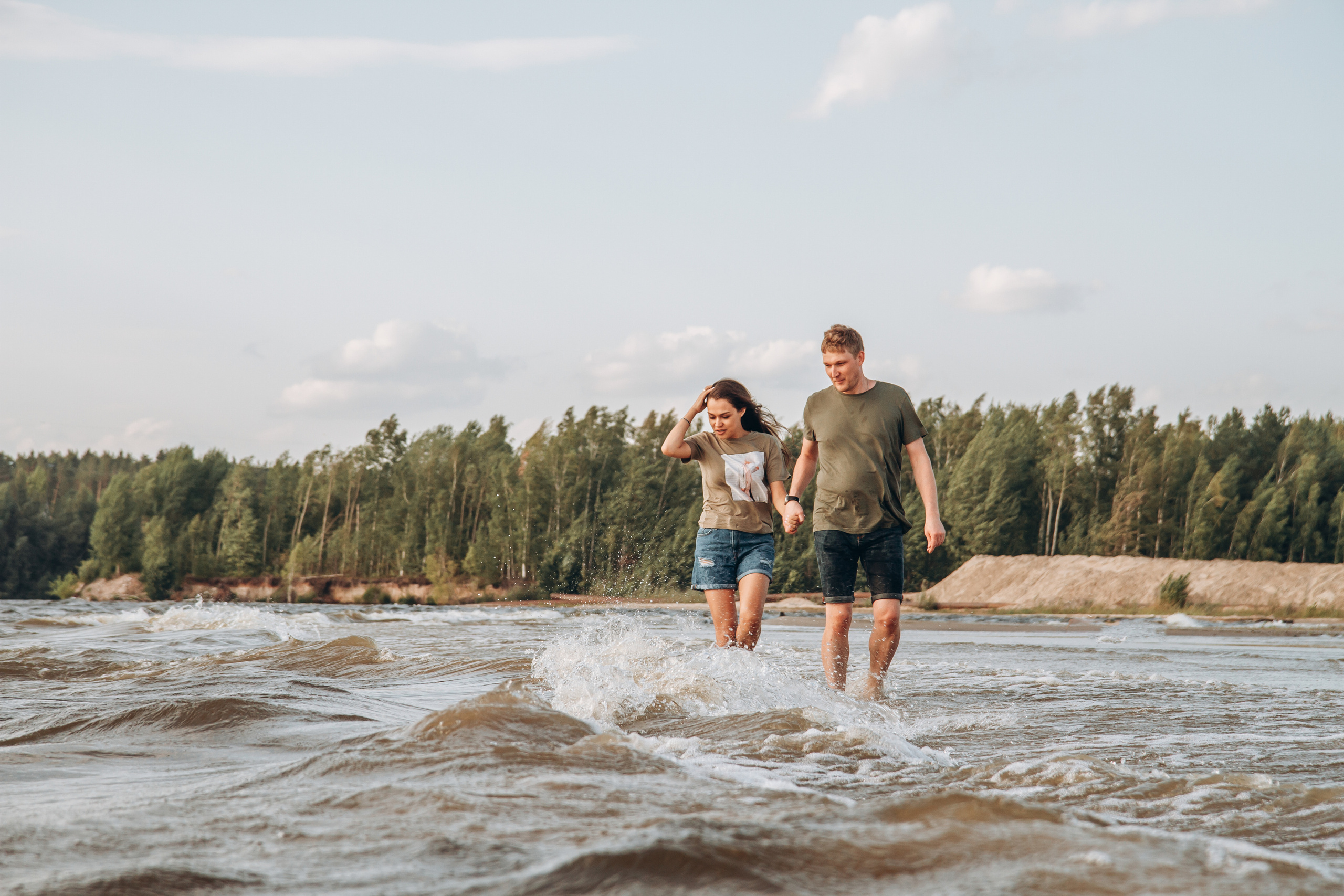 Семейная фотосъемка на Волге. Фотограф Чебоксары