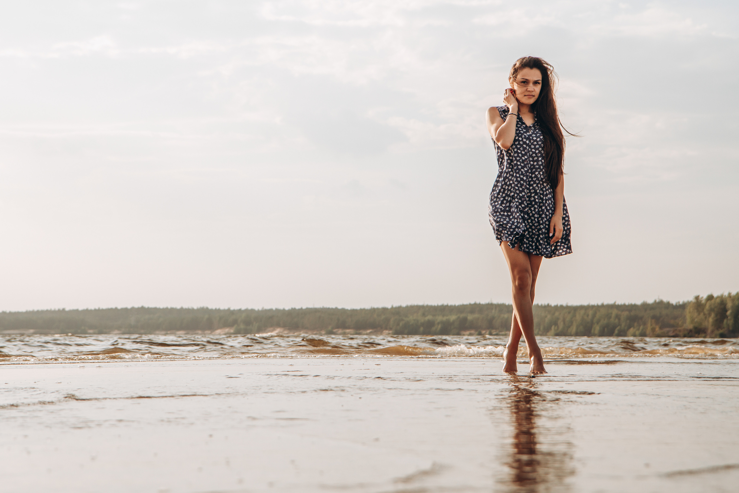 Семейная фотосъемка на Волге. Фотограф Чебоксары