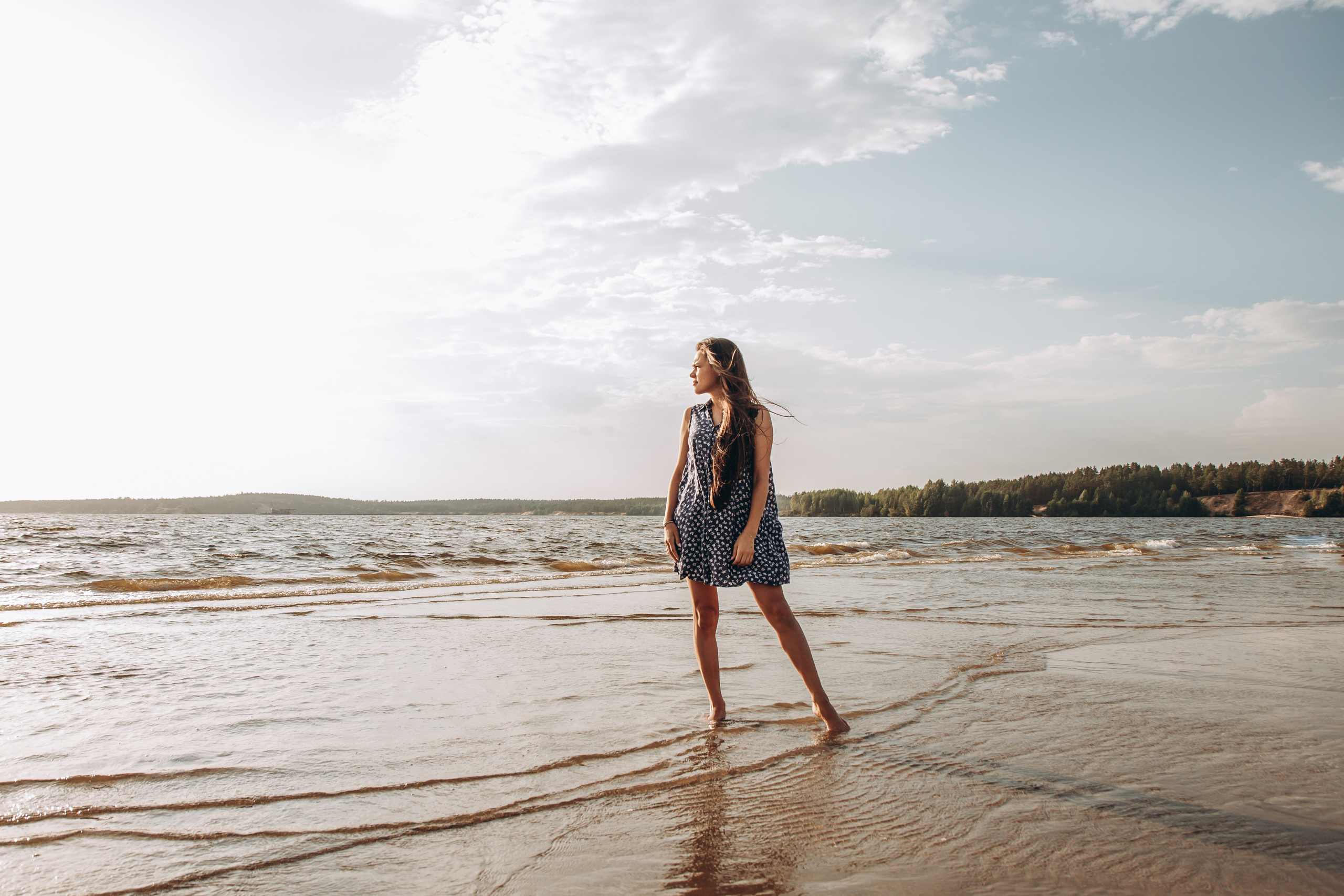 Семейная фотосъемка на Волге. Фотограф Чебоксары