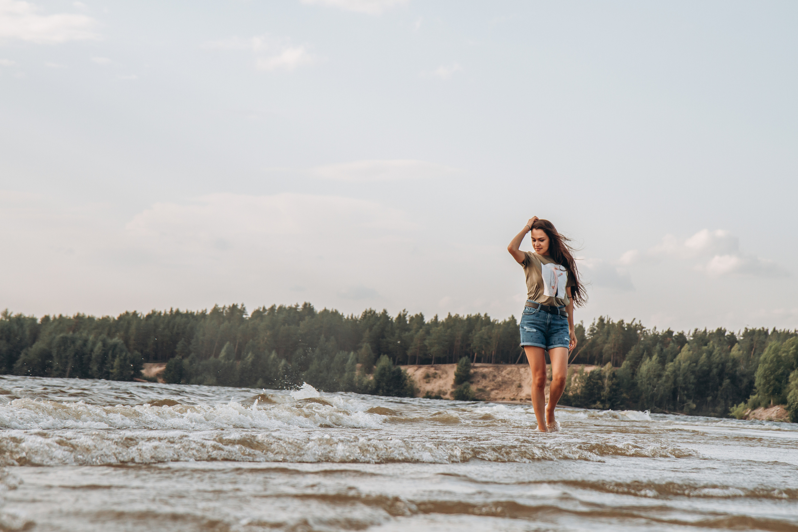 Семейная фотосъемка на Волге. Фотограф Чебоксары