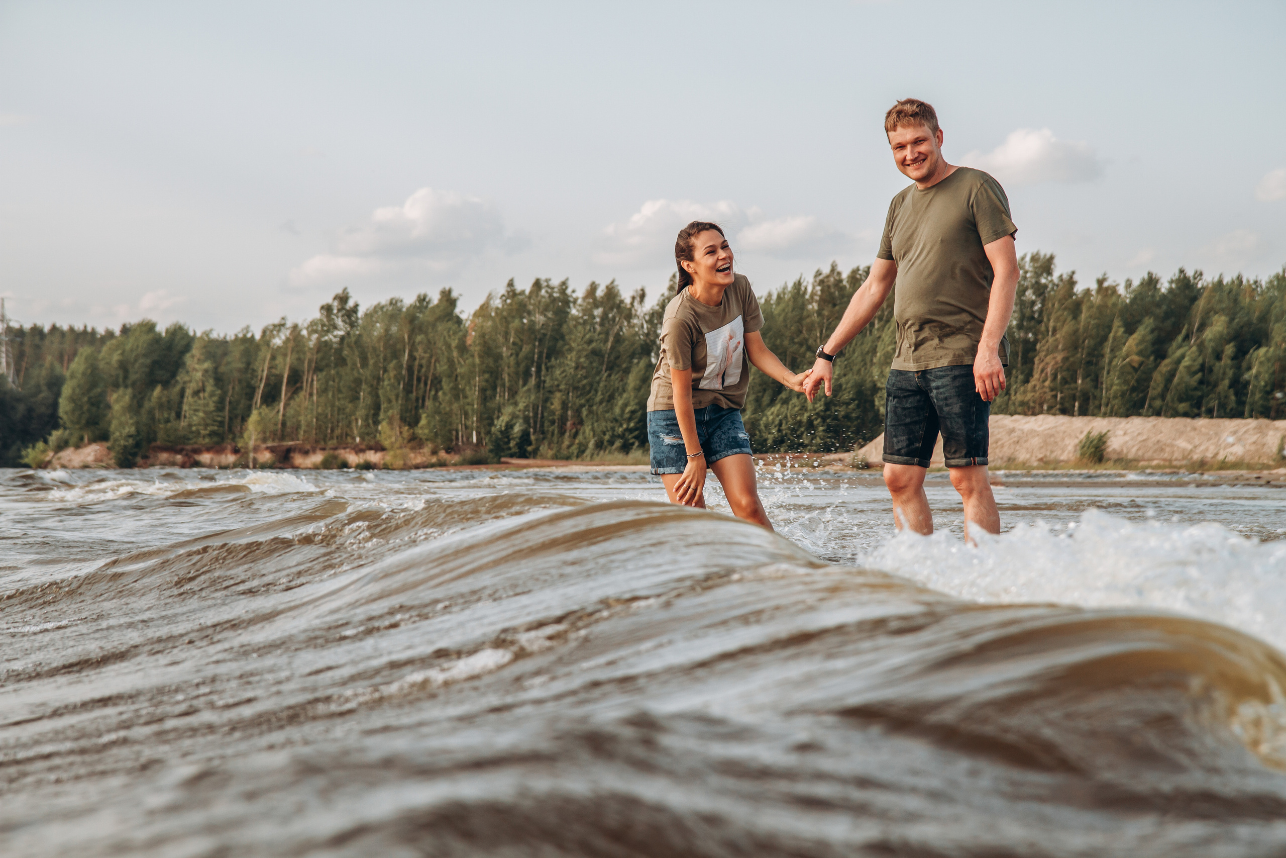 Семейная фотосъемка на Волге. Фотограф Чебоксары