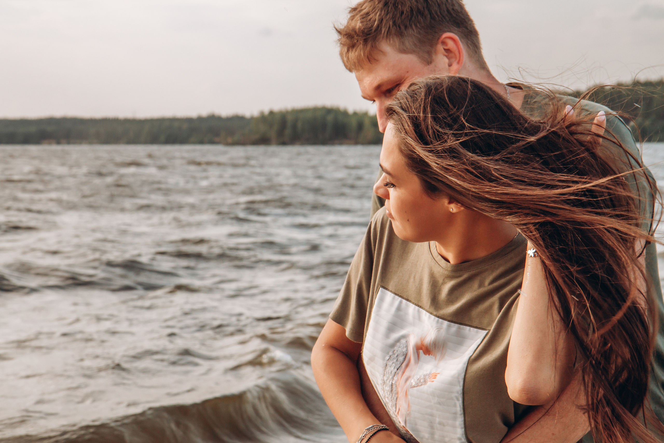 Семейная фотосъемка на Волге. Фотограф Чебоксары