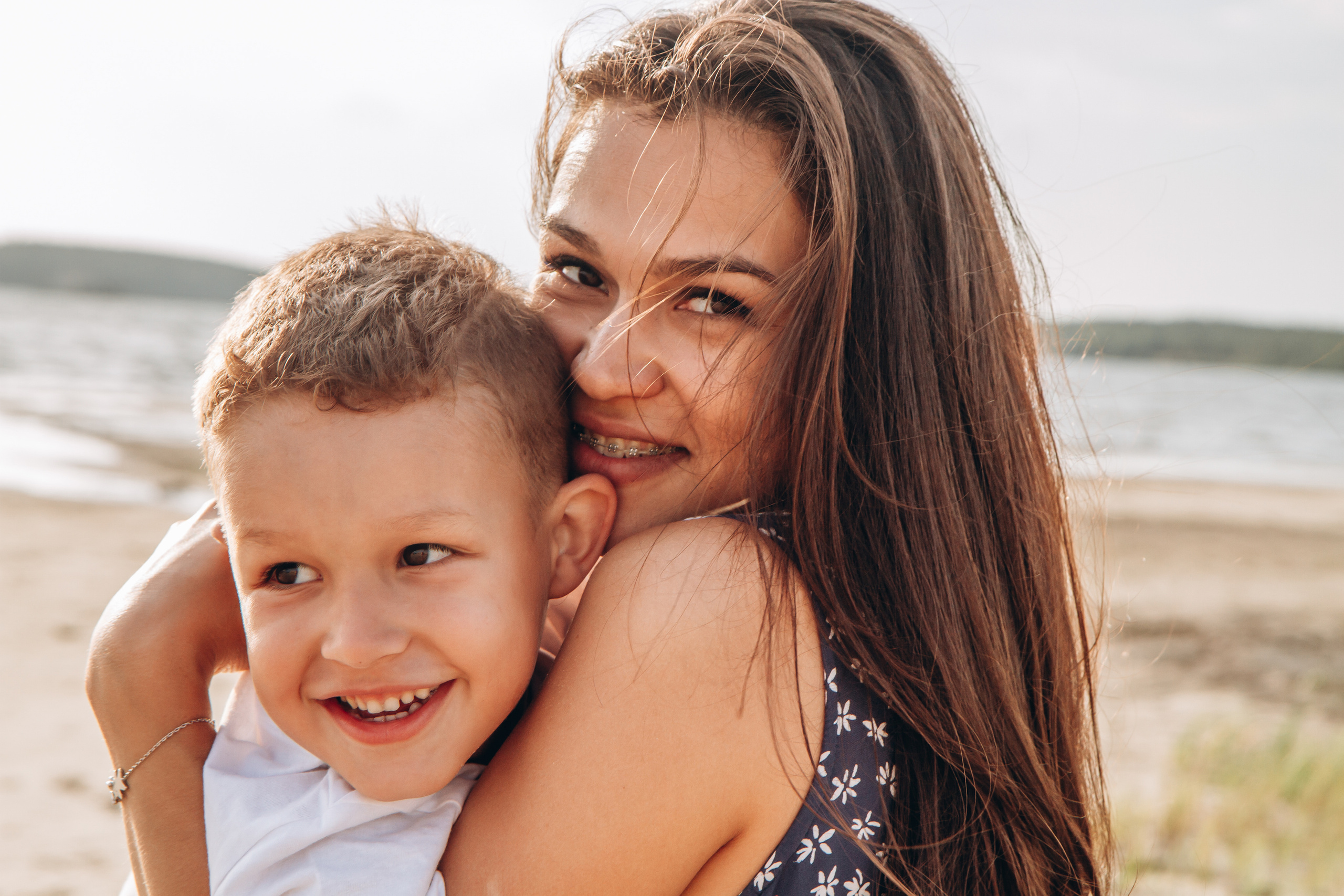 Семейная фотосъемка на Волге. Фотограф Чебоксары