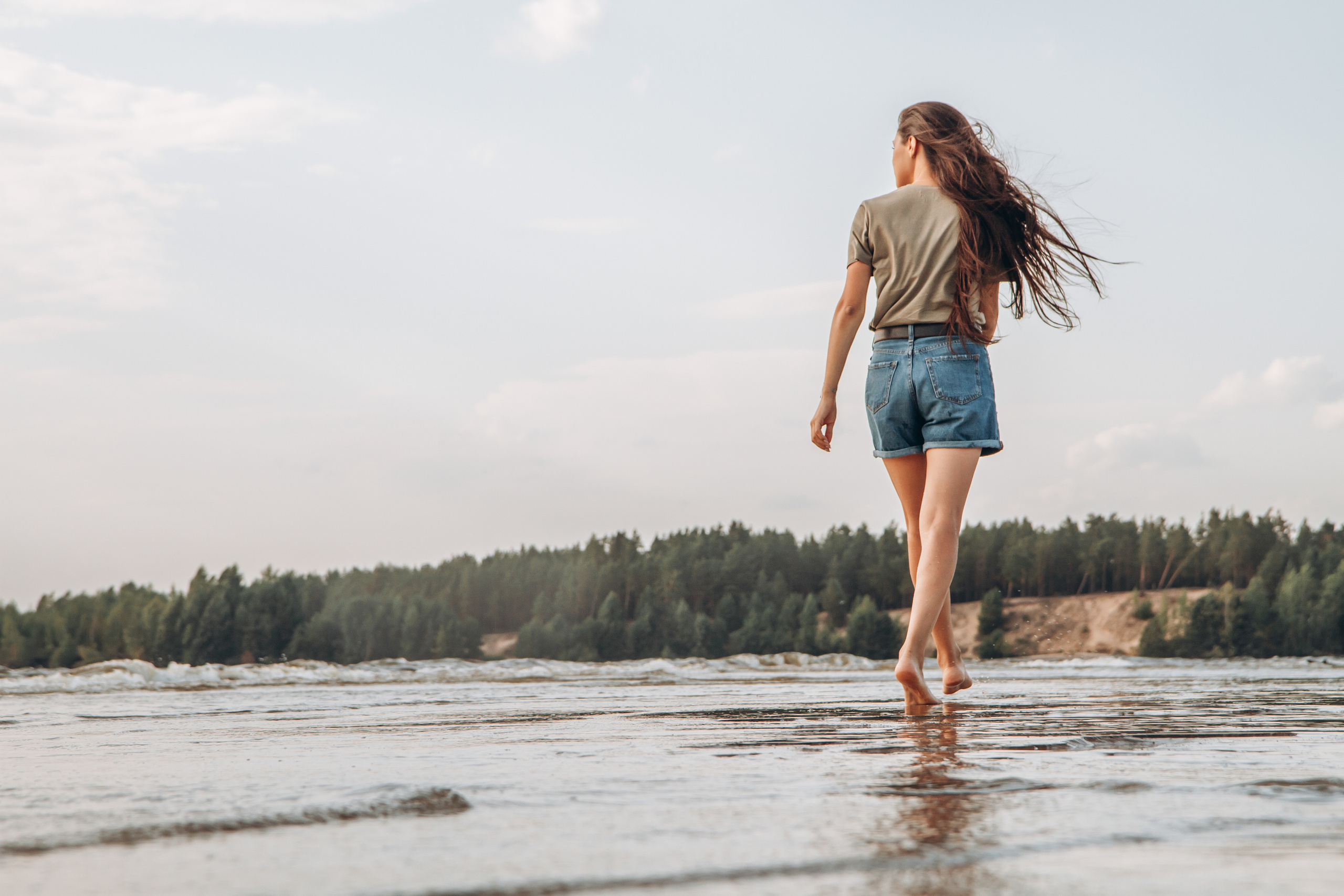 Семейная фотосъемка на Волге. Фотограф Чебоксары