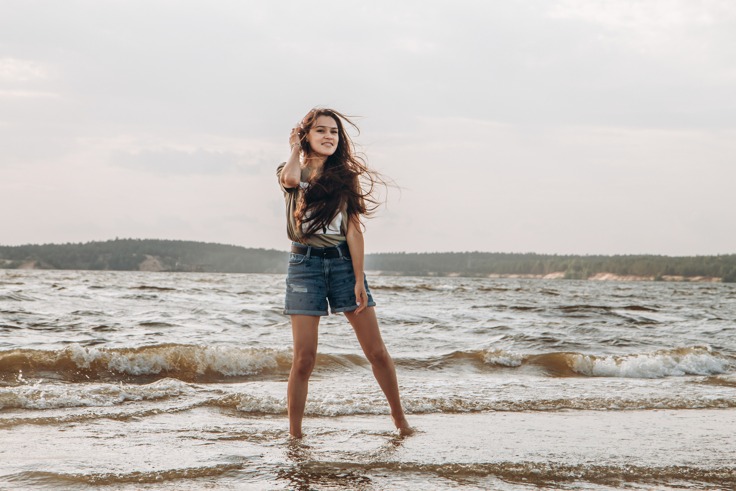 Семейная фотосъемка на Волге. Фотограф Чебоксары