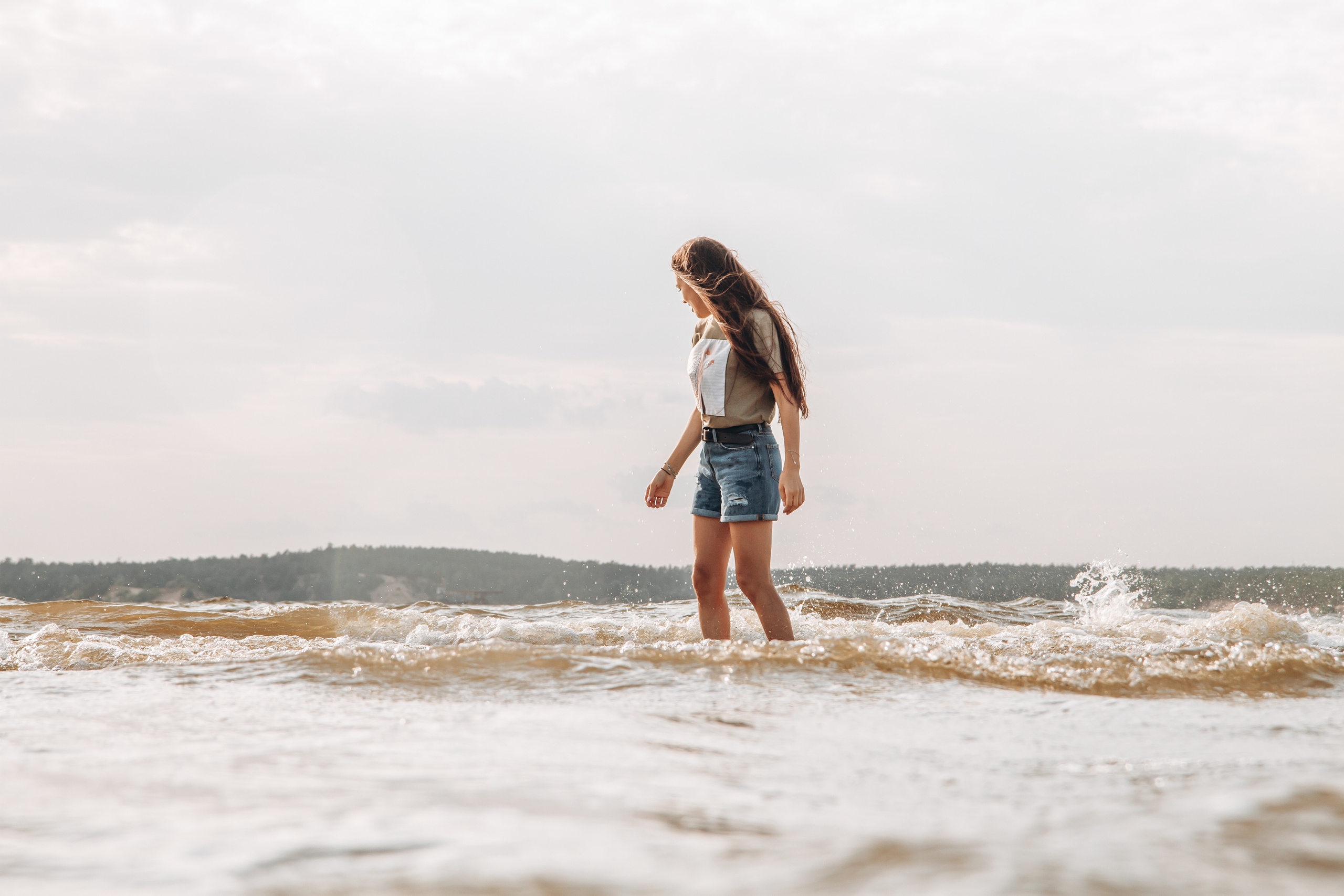 Семейная фотосъемка на Волге. Фотограф Чебоксары