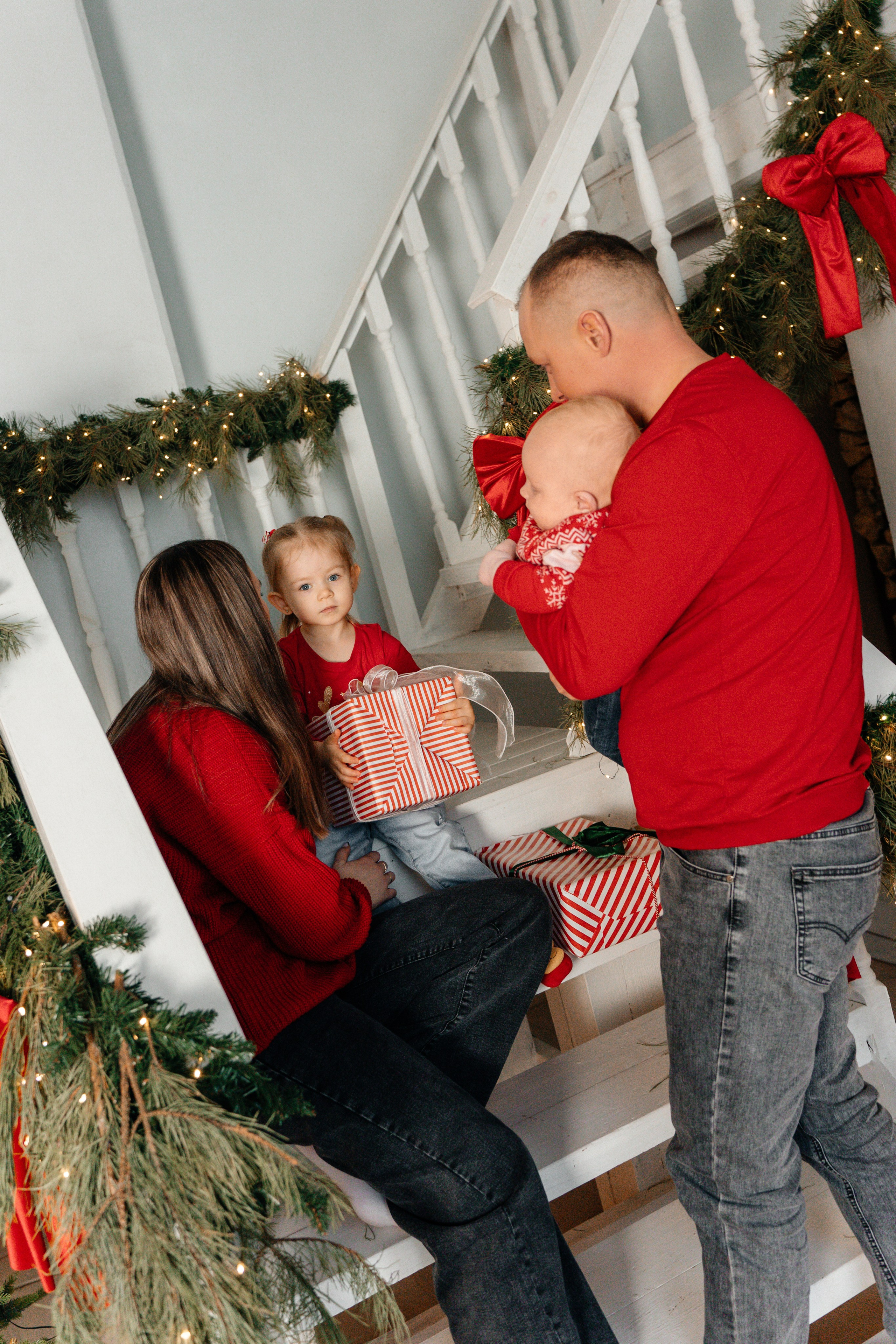 Семейная новогодняя история. Ваш семейный фотограф в Минске — Вика Трегубова