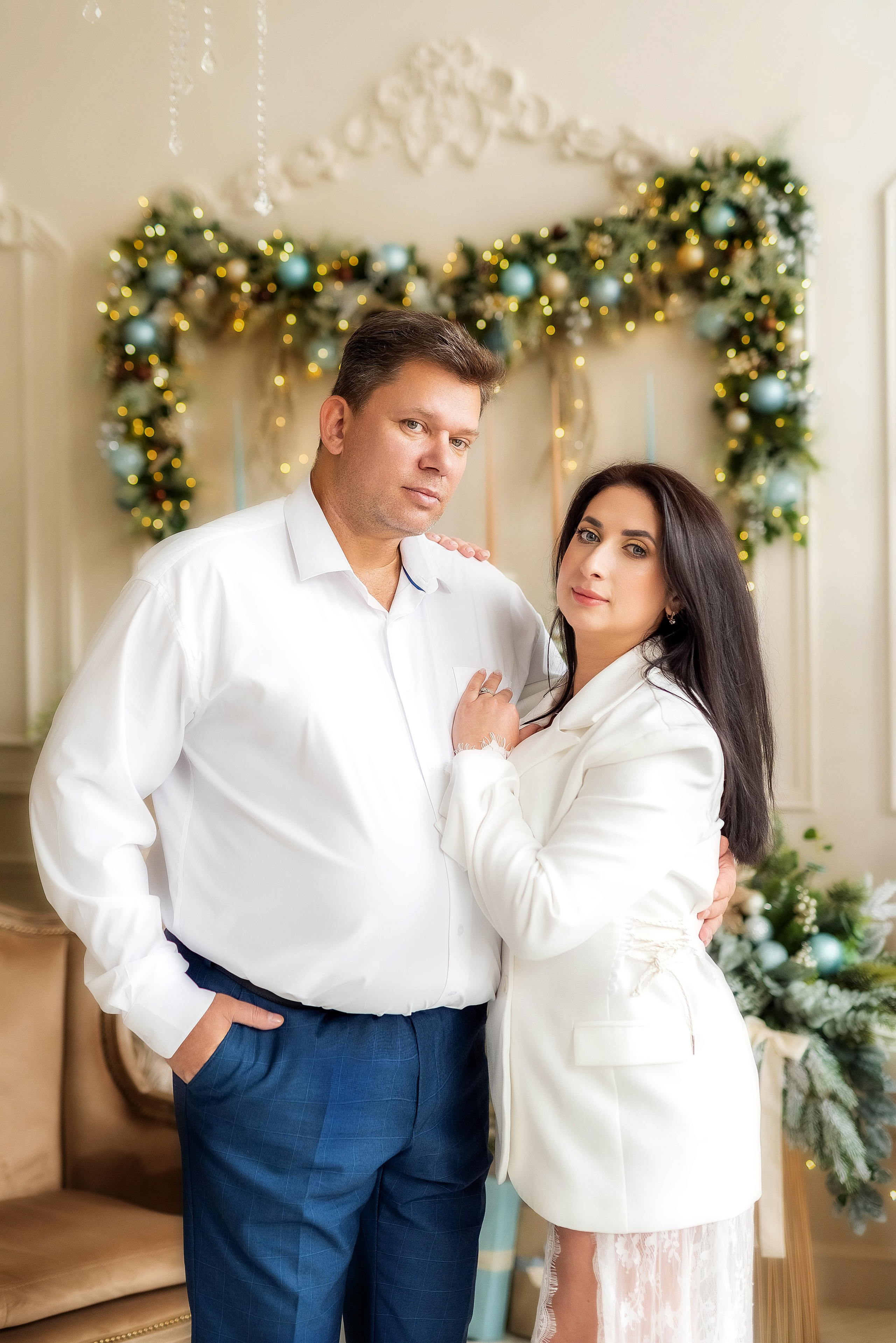 Новогодняя семейная фотосессия. Семейный, детский фотограф в Воронеже Анна Никитина