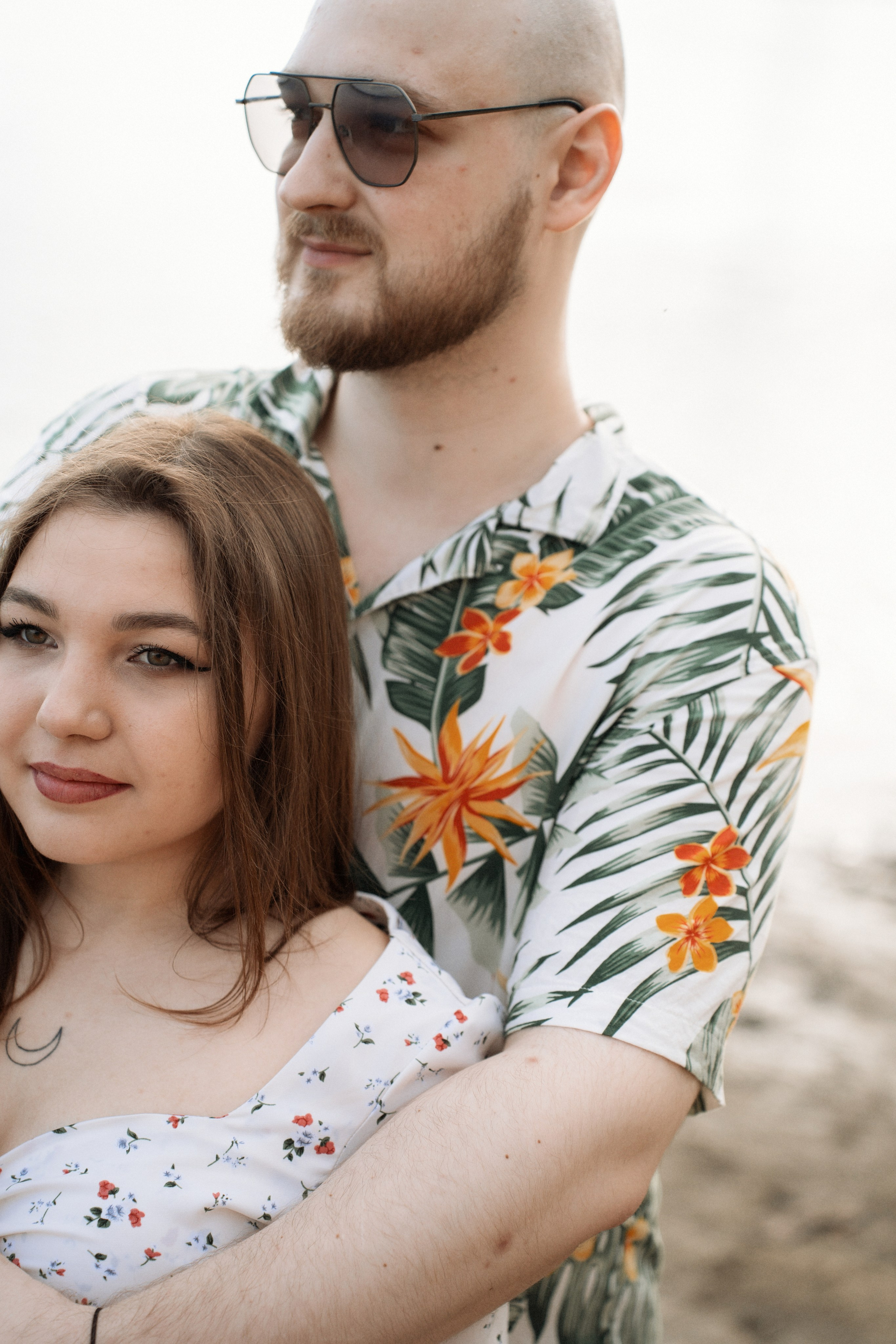 Алена и Максим. Фотосессия на реке. Яна Орехова. Фотограф в Томске