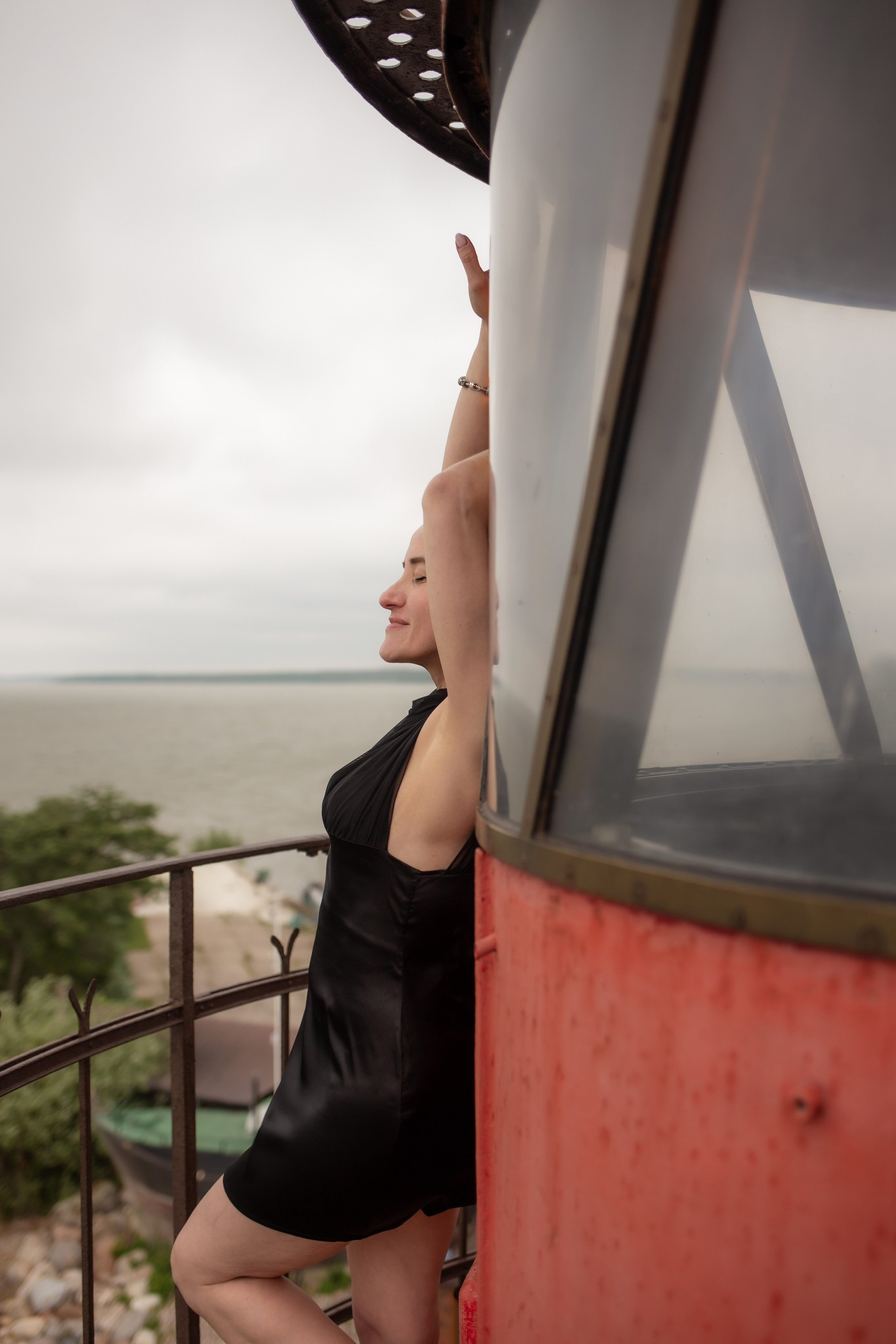 Катя. Маяк в Заливино. Фотограф в Калининграде Решетникова Алина