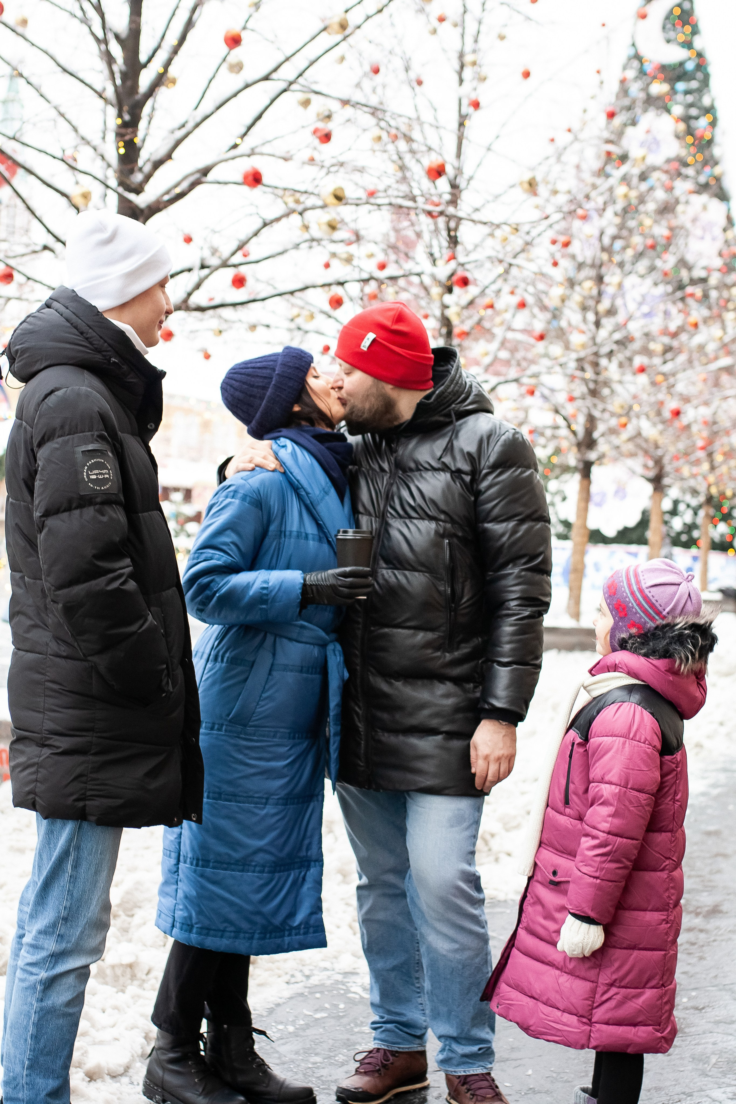 Надя и семья. Новогодний фотодень. Профессиональный фотограф, Москва |Видное Елена Елизарова