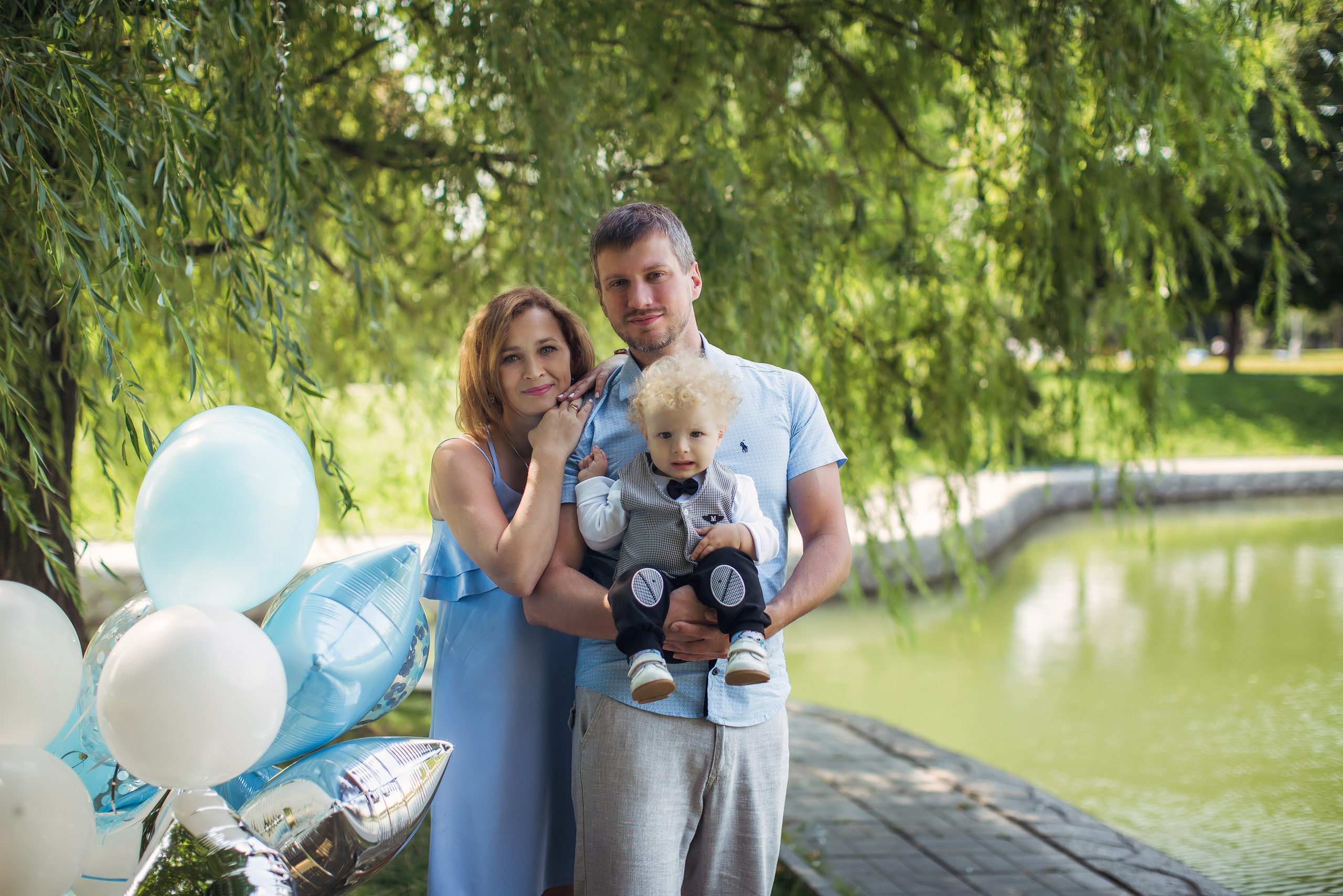 Годик Сереженьке. Фотограф на Крещение, семейный фотограф в Москве