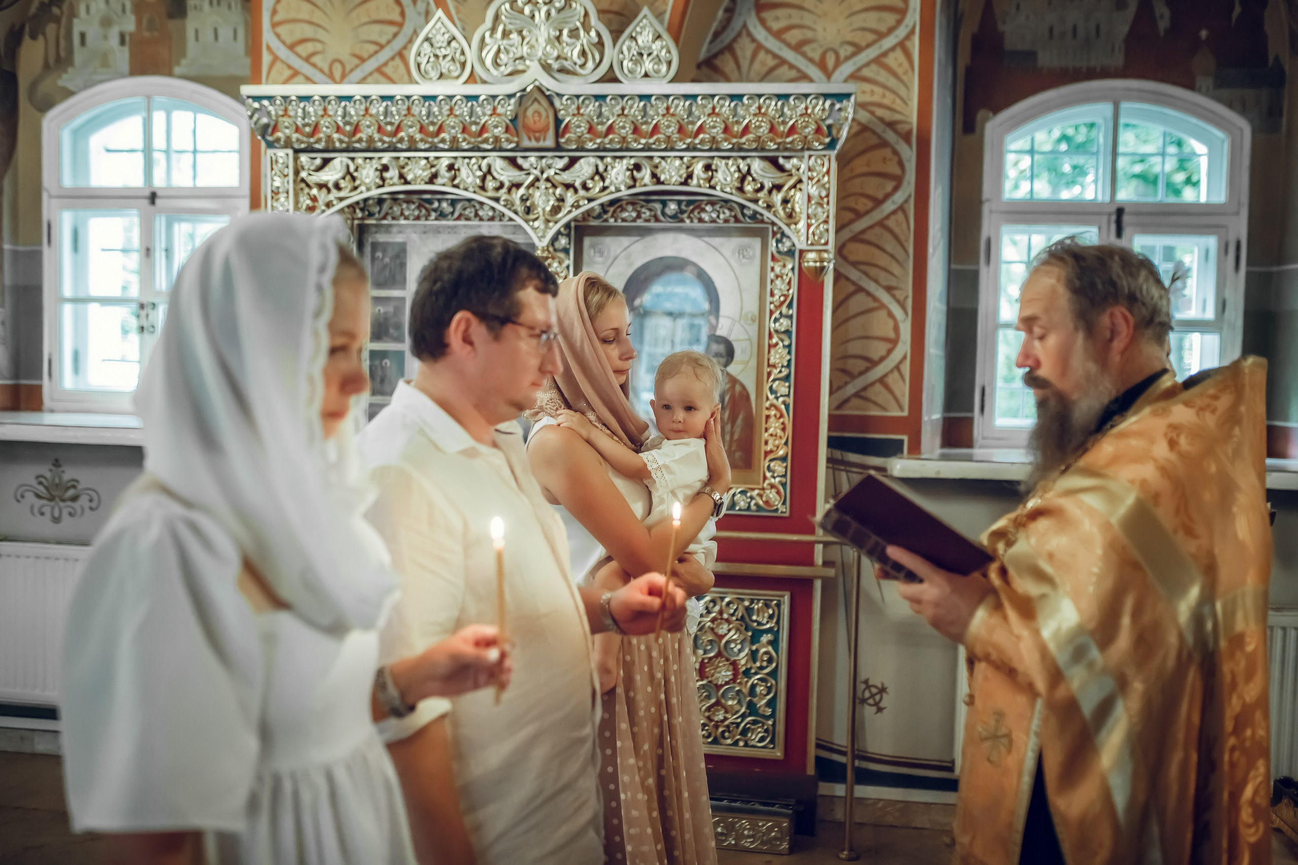 Крещение Яны. Фотограф на Крещение, семейный фотограф в Москве