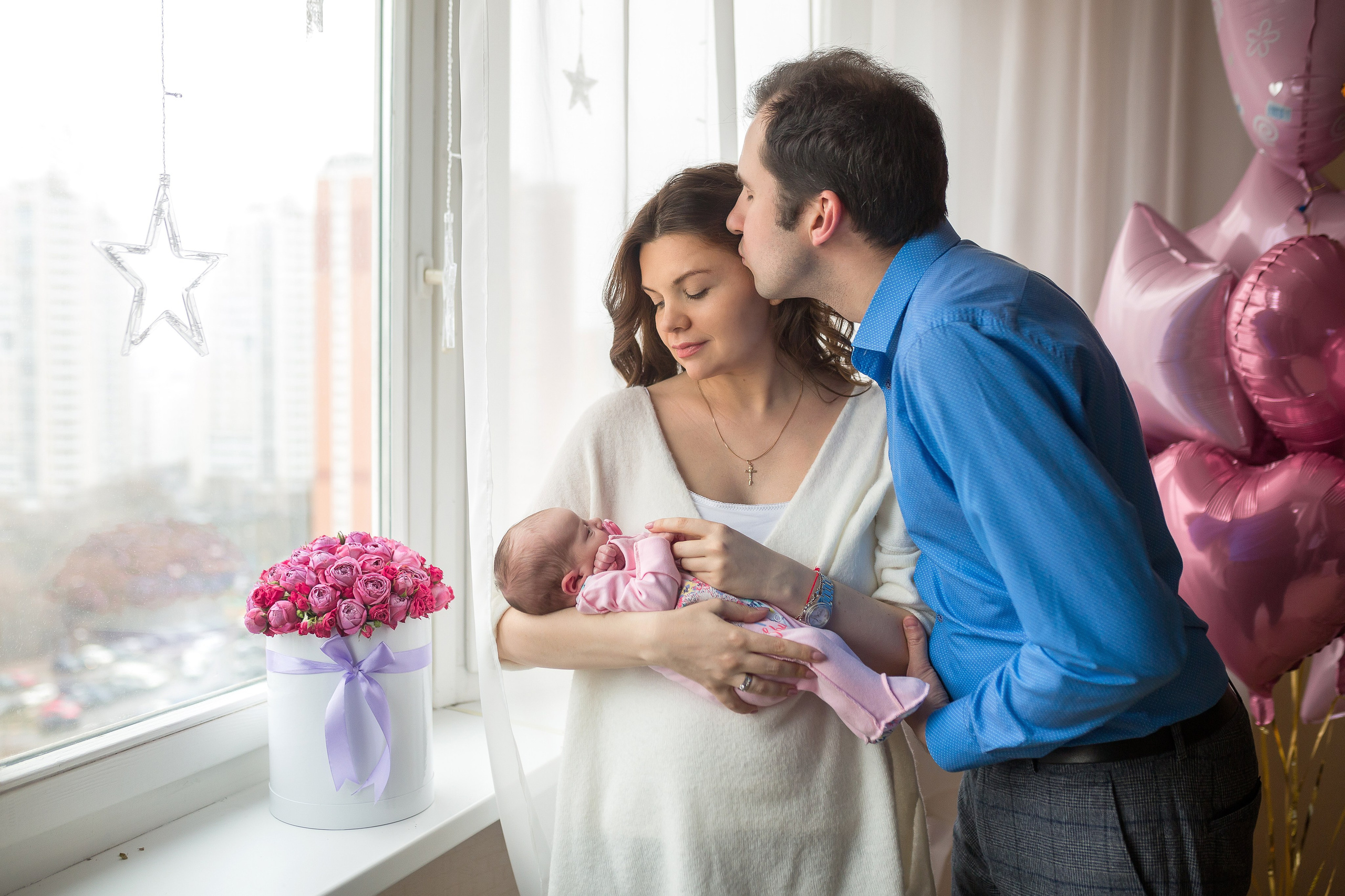 Выписка Маруси. Фотограф на Крещение, семейный фотограф в Москве