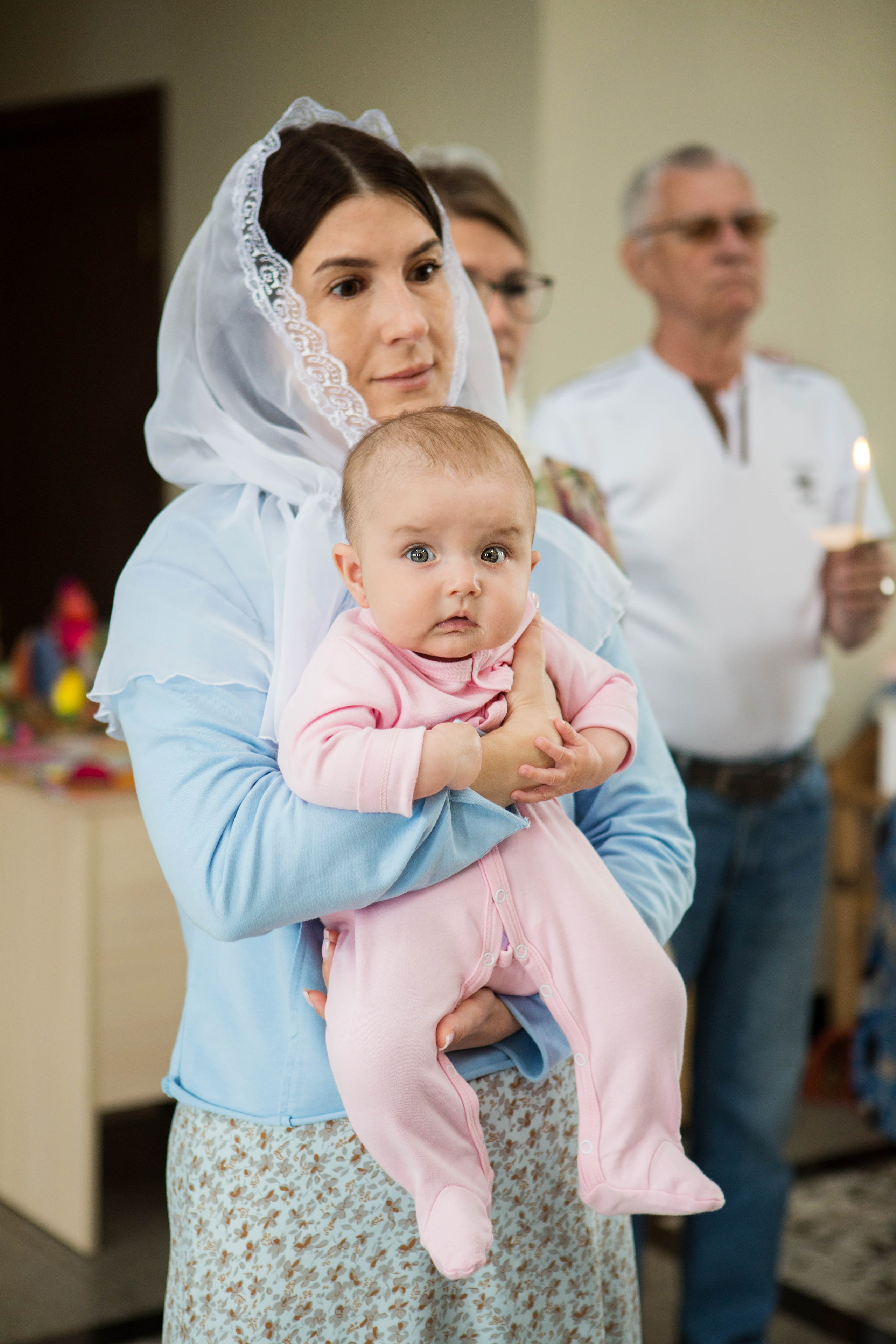 Крещение Софии. Храм Андрея Первозванного. Свадебный семейный и детский фотограф в Краснодаре Карина Федоровская