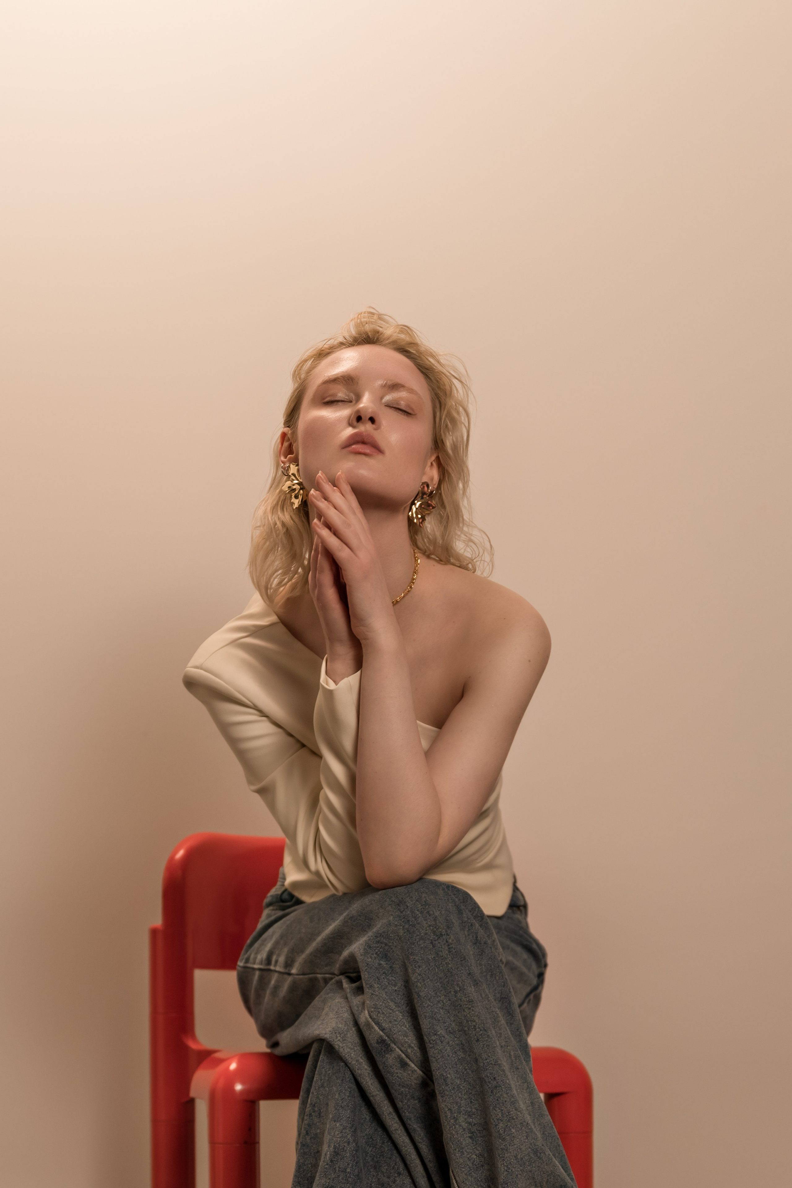 Съемки в студии