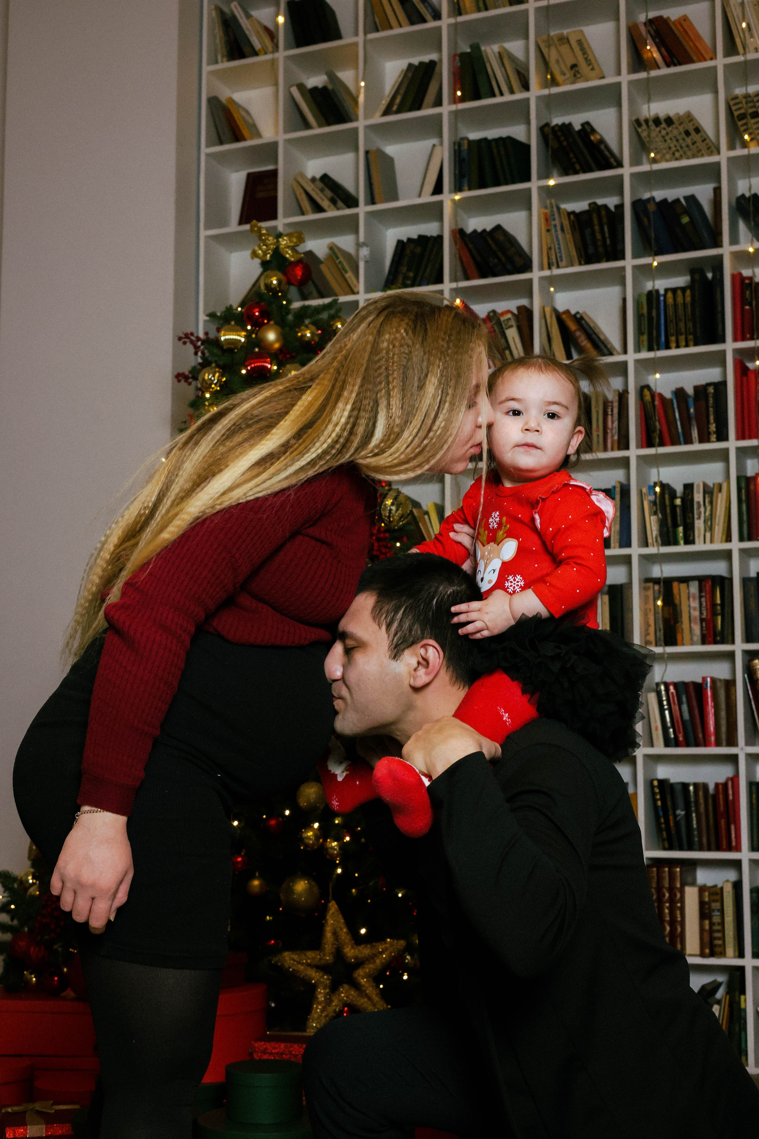 Новогодняя история «Анастасия и ее семья». Фотограф в Москве Анастасия Калинина