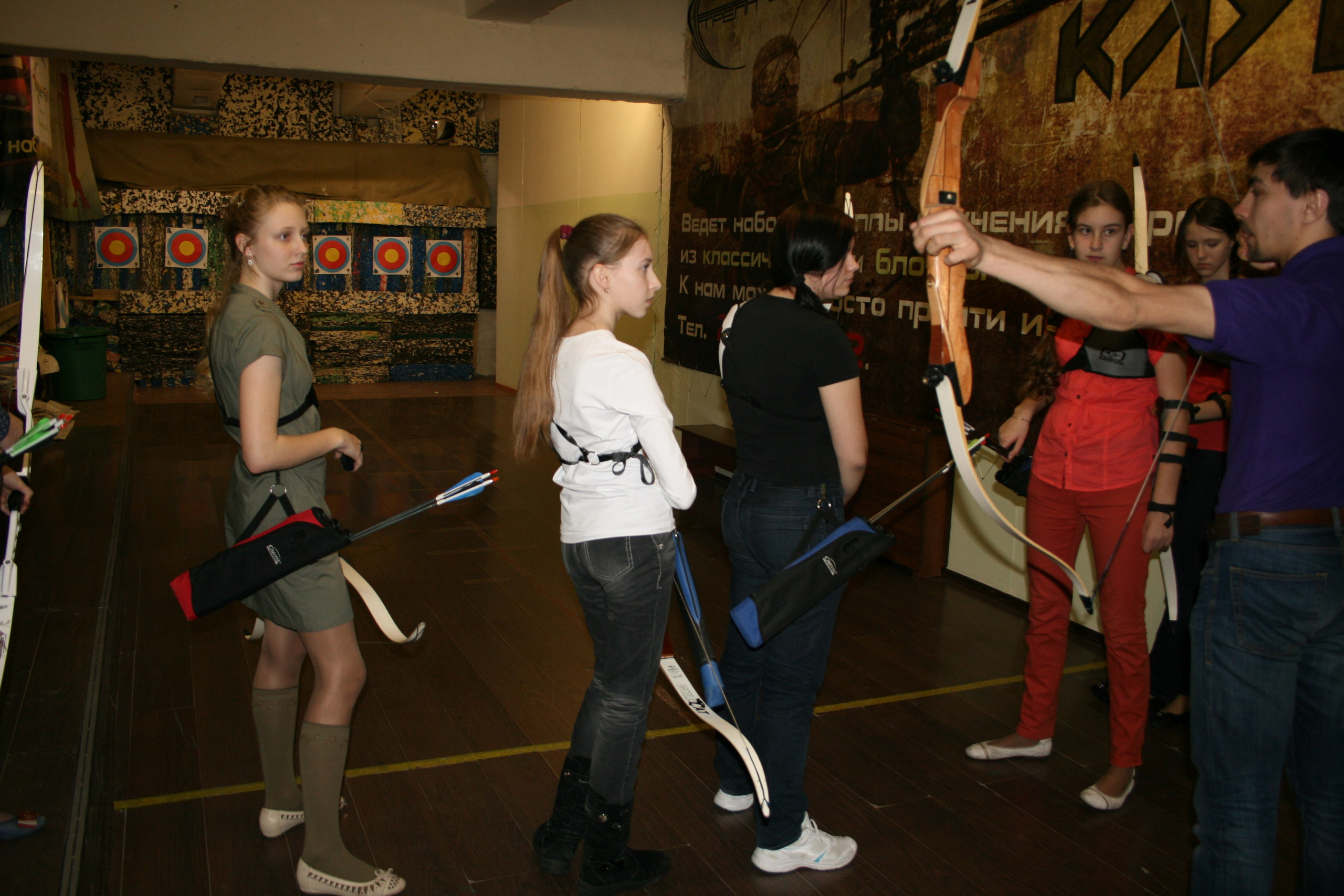 Соня ДР Стрелковый клуб 14 лет 15.03.2014. Семейный, Свадебный фотограф СПБ Питер— Романова Екатерина