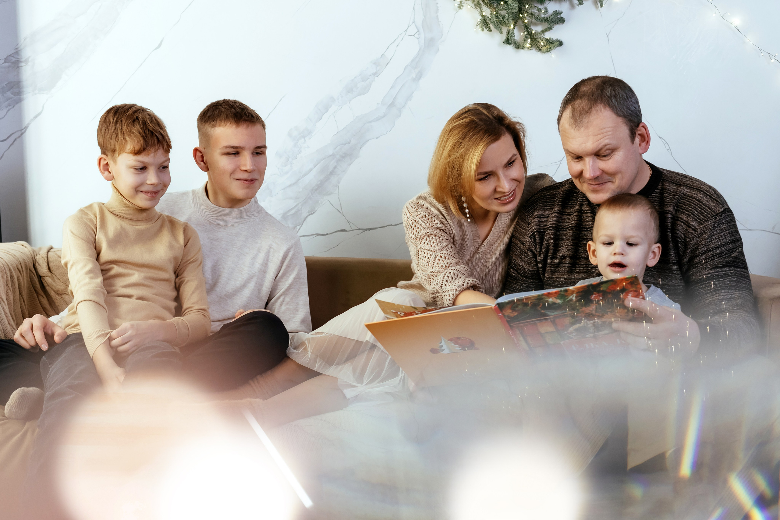 Новогодняя семейная съёмка. EtoStudio. Семейный фотограф в Минске Приболовец Светлана