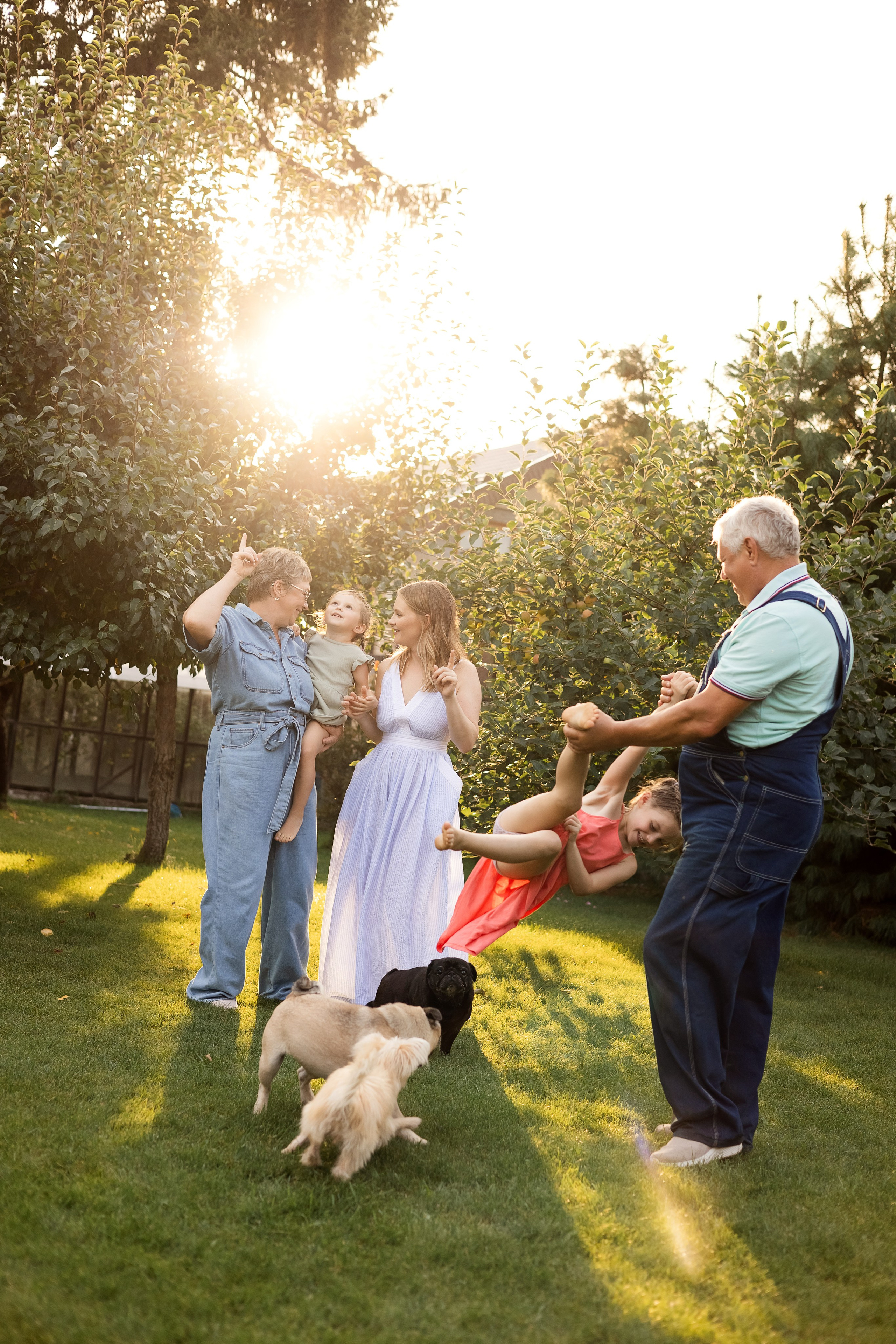 Съемка большой семьи в загородном доме. Семейный фотограф в Екатеринбурге Маргарита Курносова