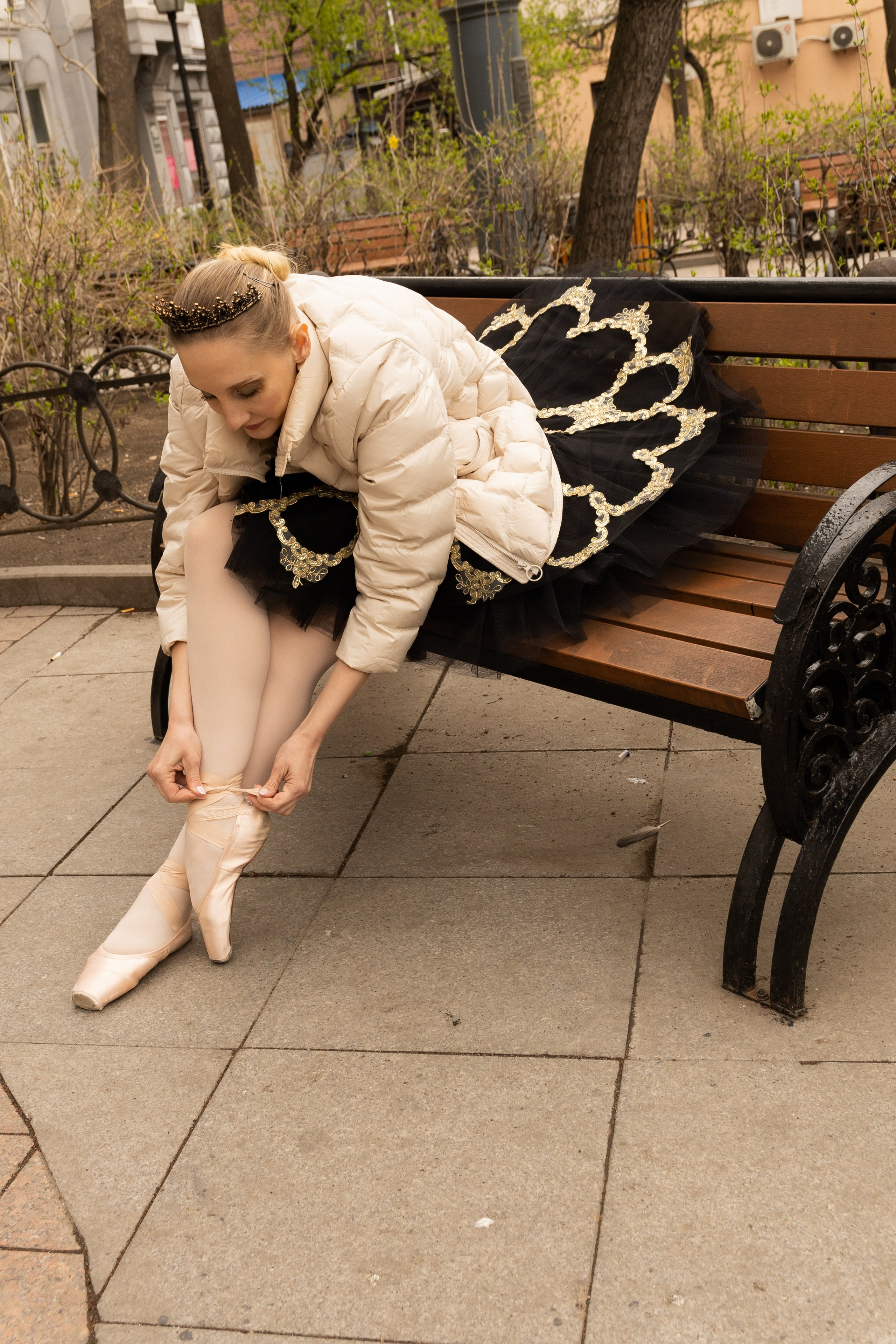 Балерина в городе. Фотограф Владивосток