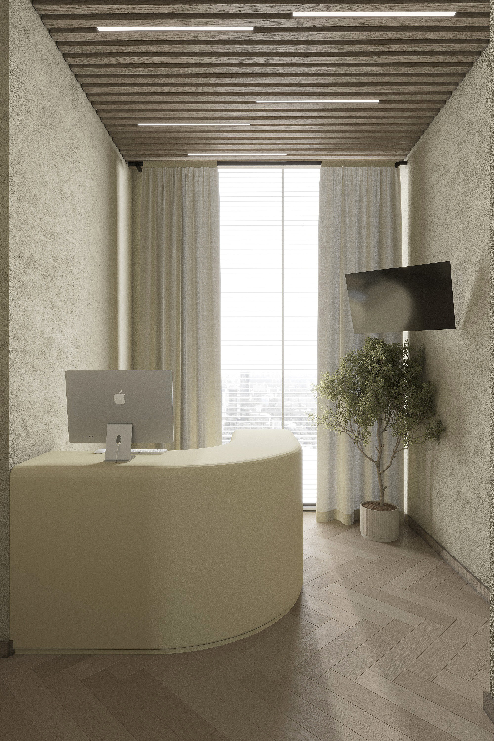 Офис 100 м 2 г.Москва. Ксения. 3D‑визуализатор