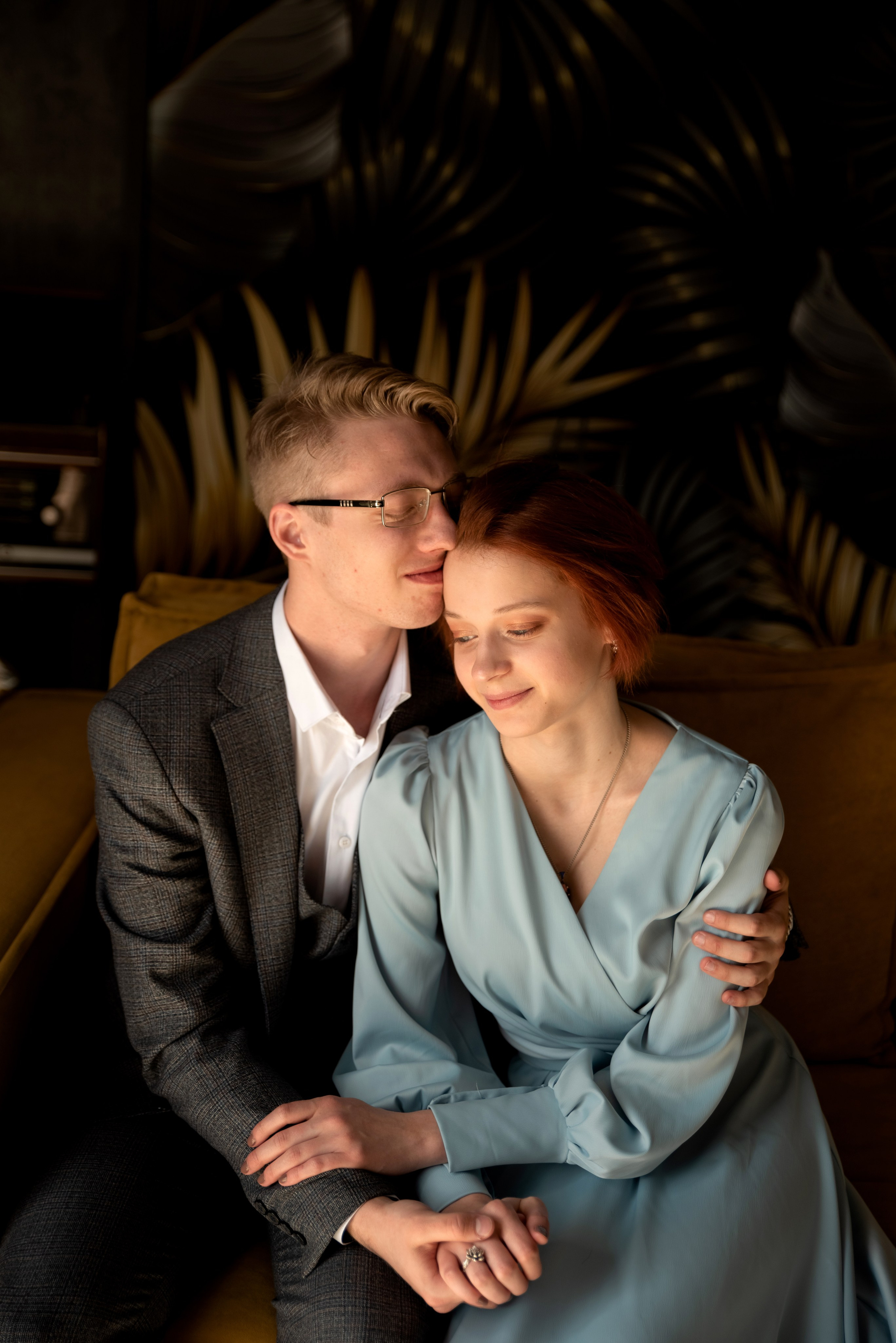 Дмитрий и Марина. LOVESTORY в студии. Семейный и детский фотограф в Туле Светлана Воронкова