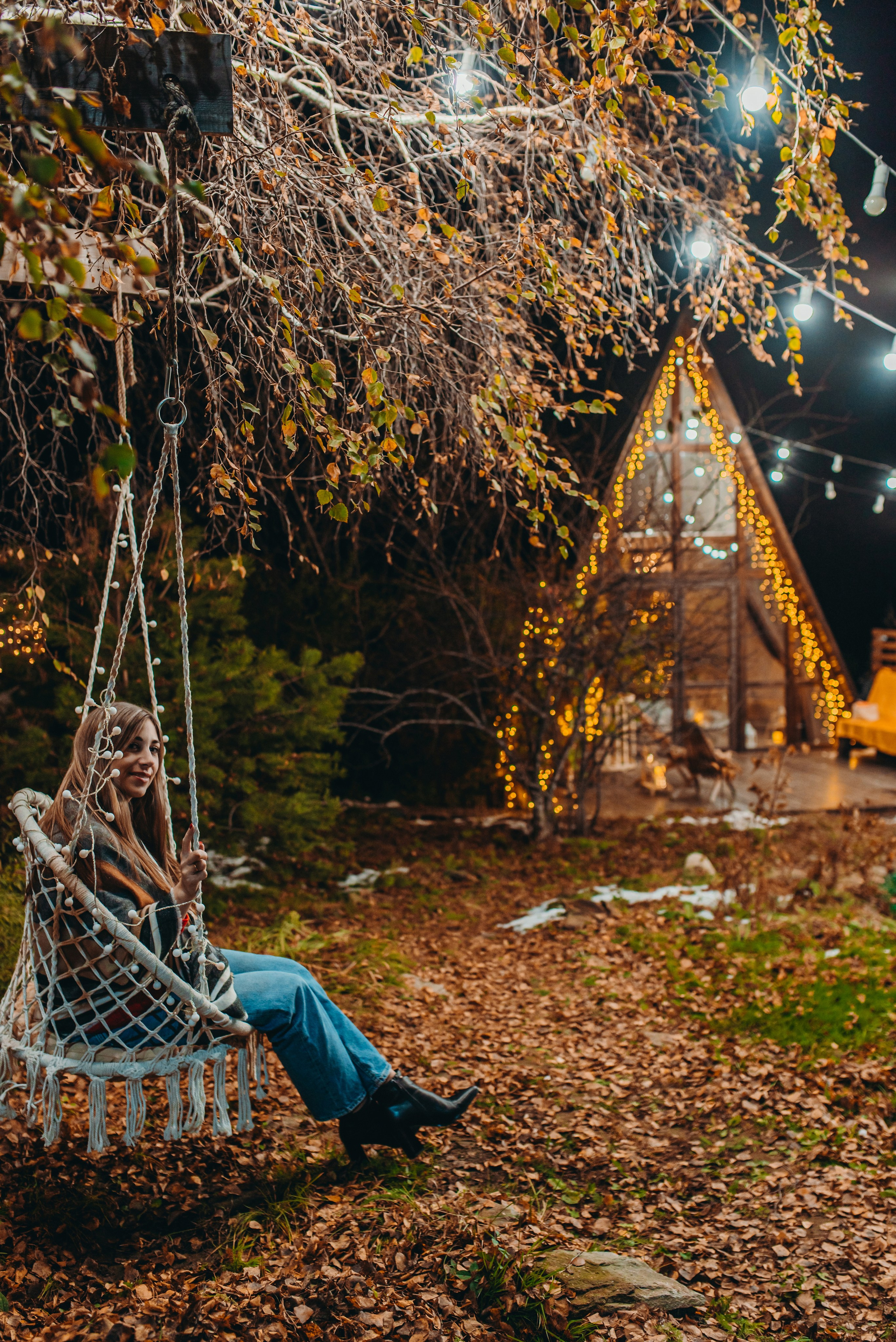 Осенняя фотосессия с вечерними огоньками в загородной локации в Иркутске. Ольга Ли свадебный семейный фотограф Иркутск