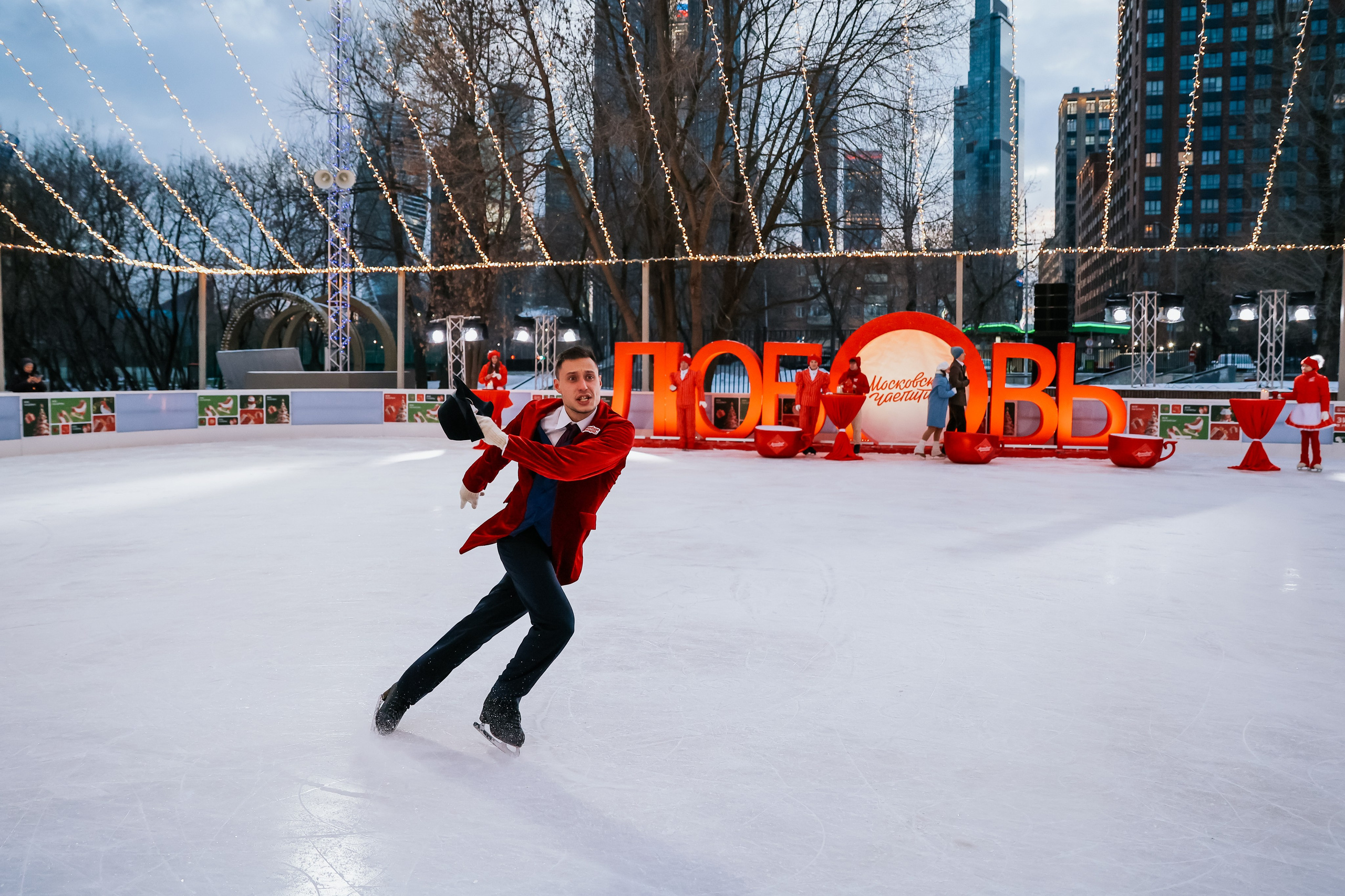 Ледовое шоу Сити каток Московское Чаепитие. Фотограф и видеограф Анна Домашенко