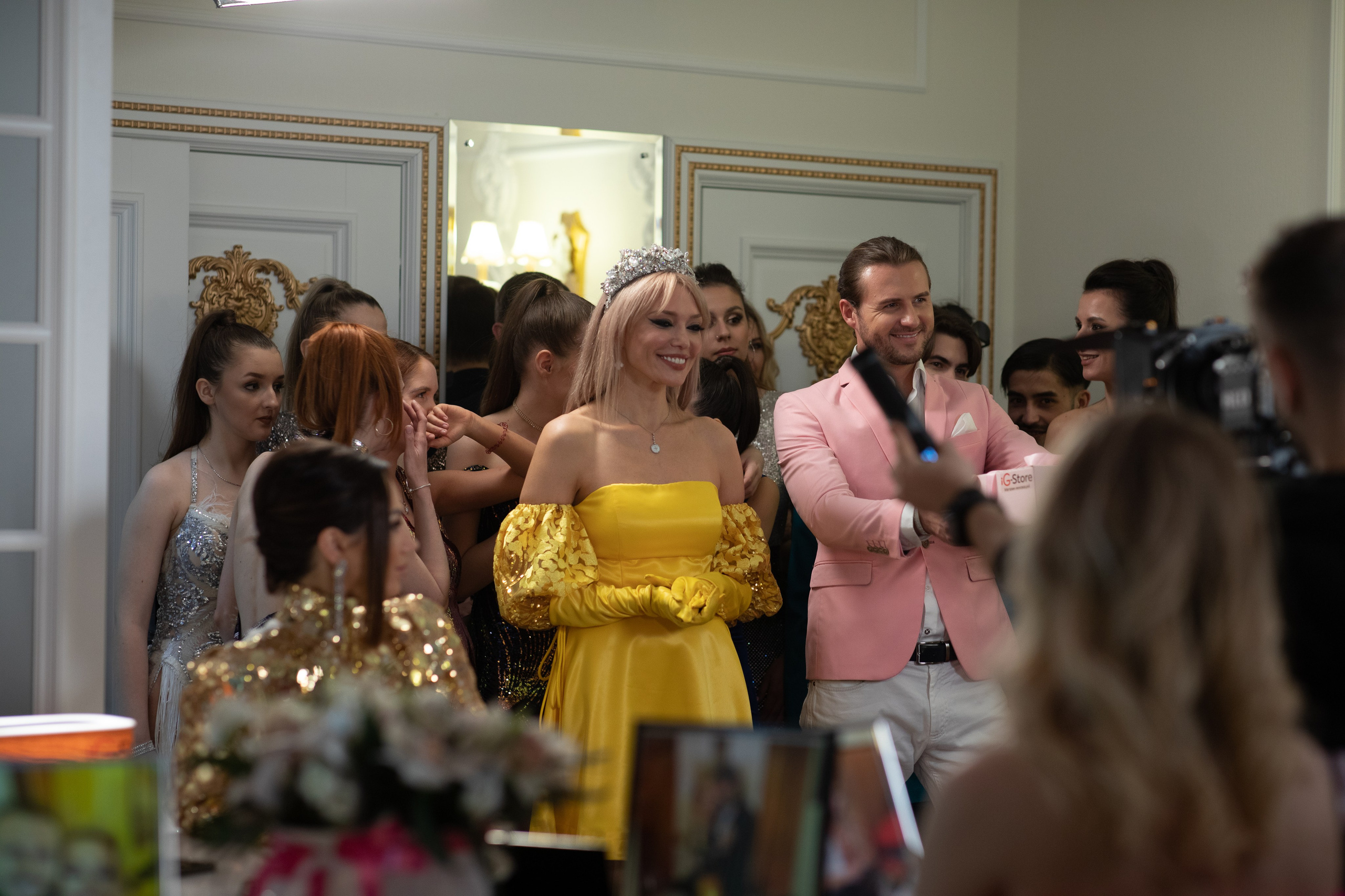 Съемка клипа Анни Калашниковой «Не ври мне в Риме». Art photographer Nino