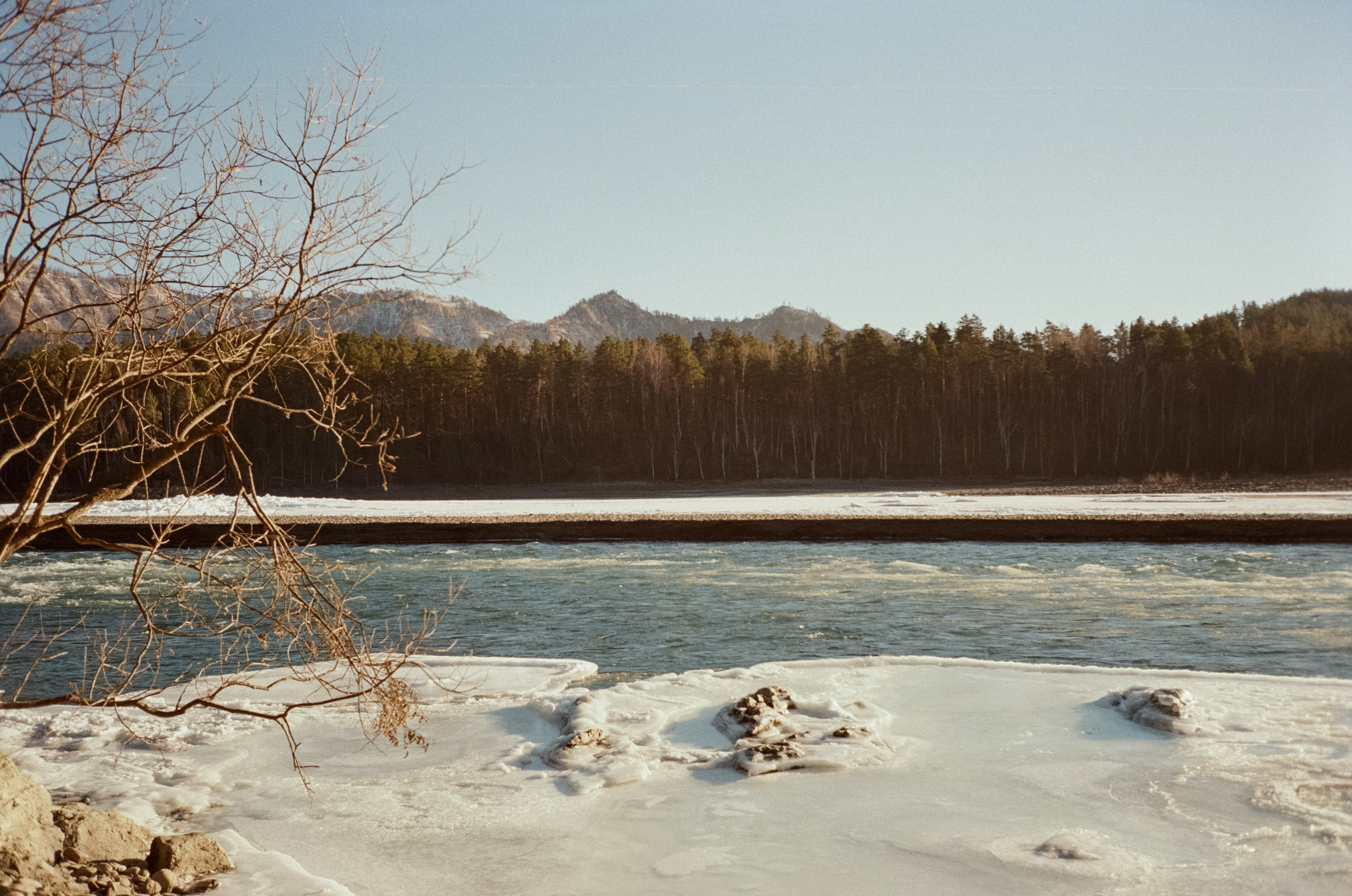 Тихий берег и панорама Катуни. Дорога к Coffee Bus и база Берель. Фотограф-документалист Мария Осокина