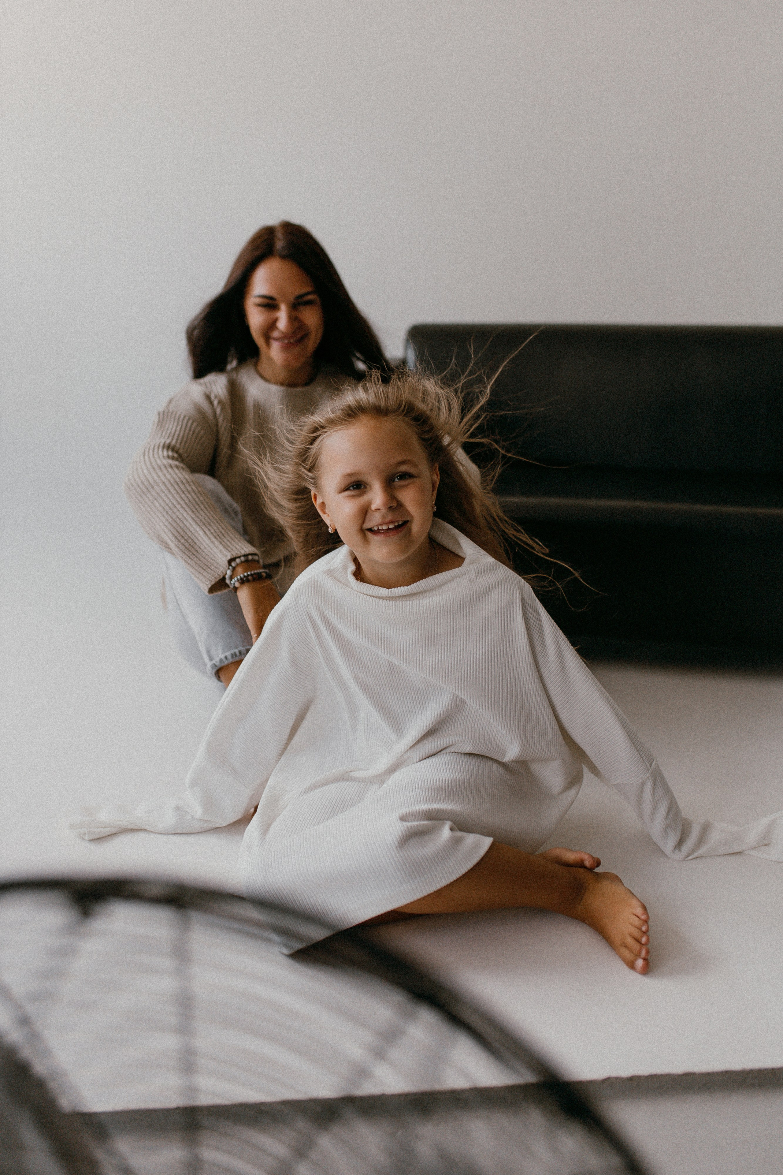 Есения и мама. Семейный фотограф Губкин/Старый Оскол